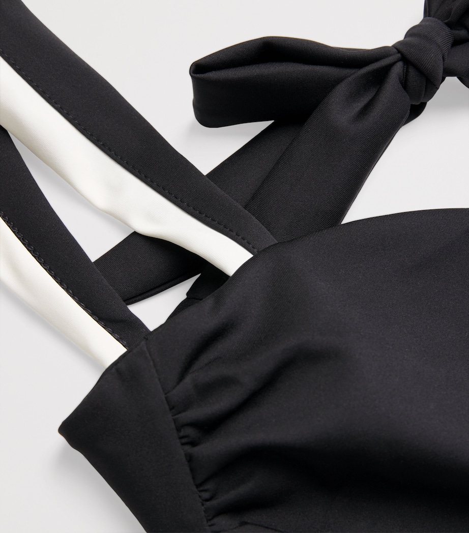 Cannes Bikini Top BLACK/IVORY Image 4