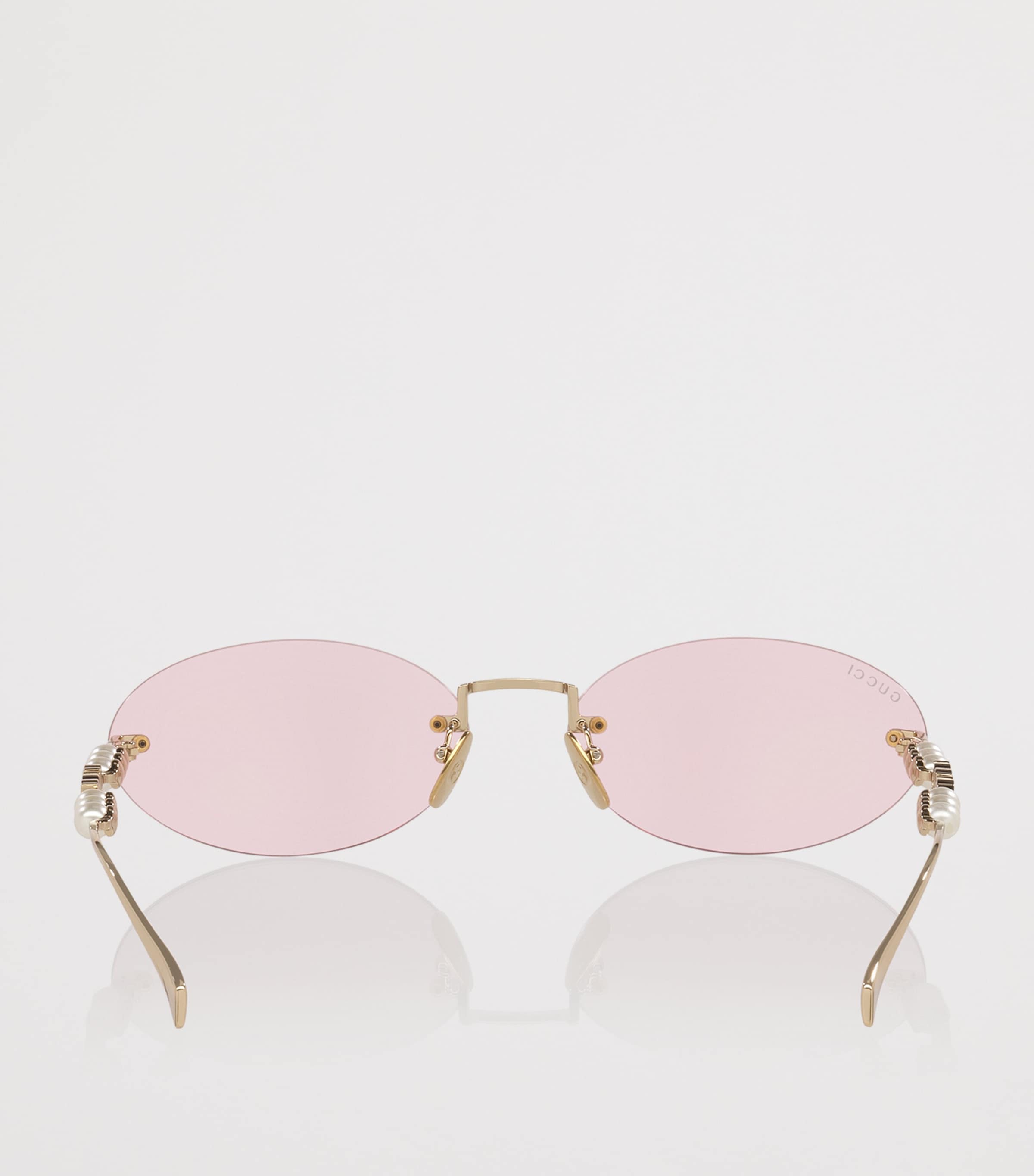 Metal Round Sunglasses 2300R1 Image 4