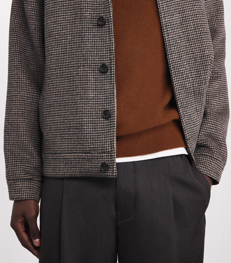 Cashmere Quarter-Zip Sweater 758COD COPPERHEAD Image 6