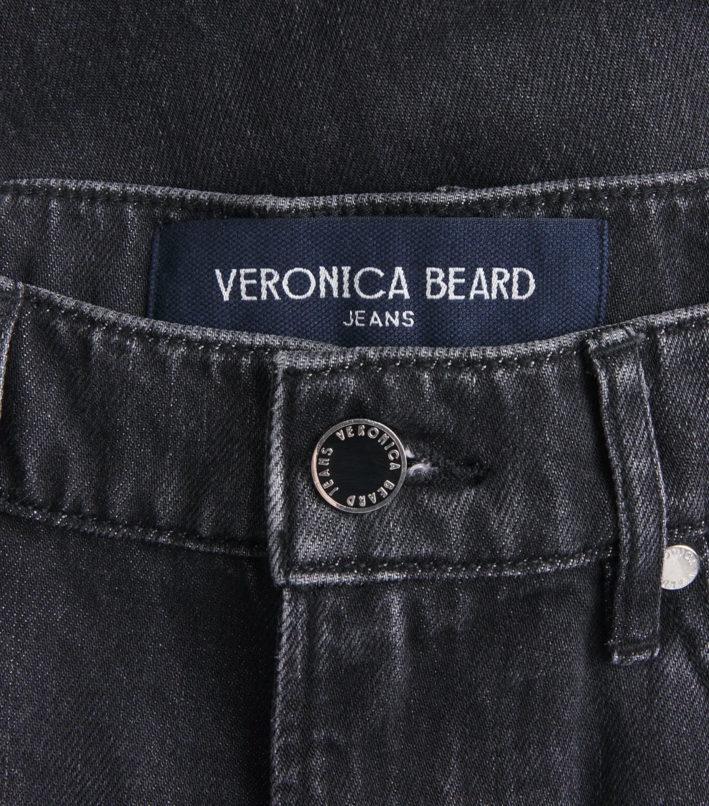Veronica Beard Womens Kasey Wide-Leg Jeans Wa_on Washed Onyx Image 6