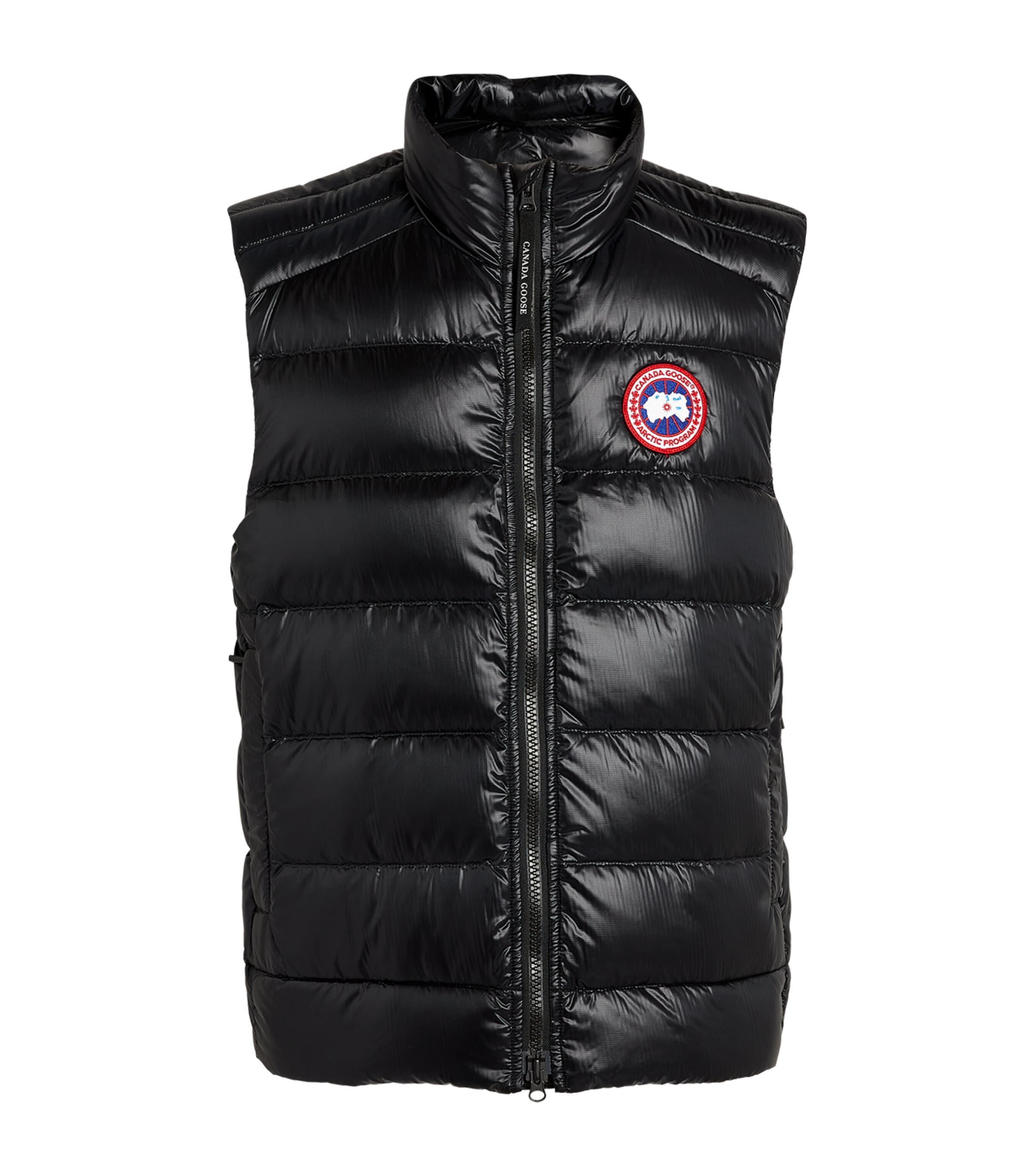 Shop Canada Goose Quilted Crofton Gilet In Black