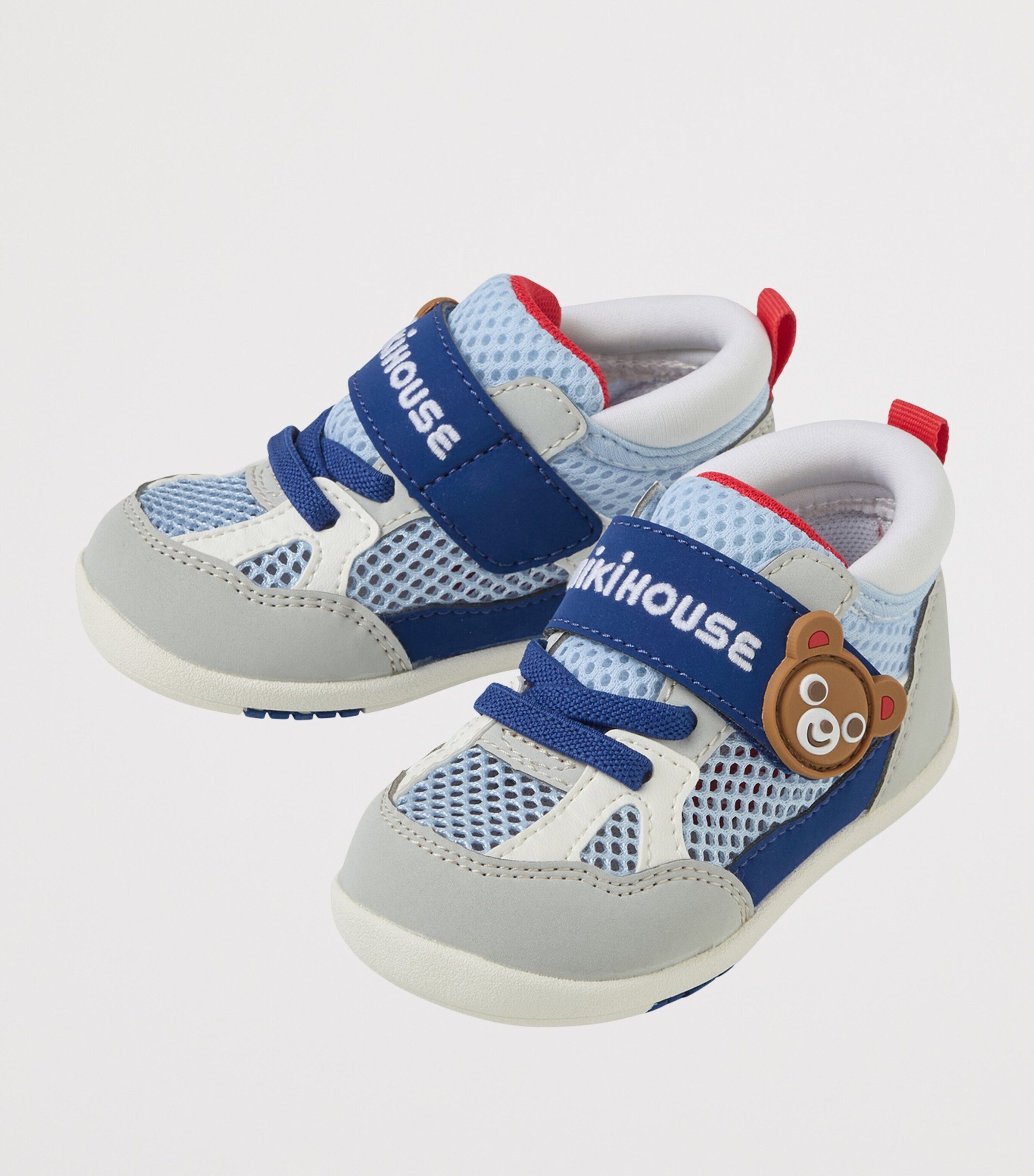 Miki House Bear Appliqué Sneakers Image 2