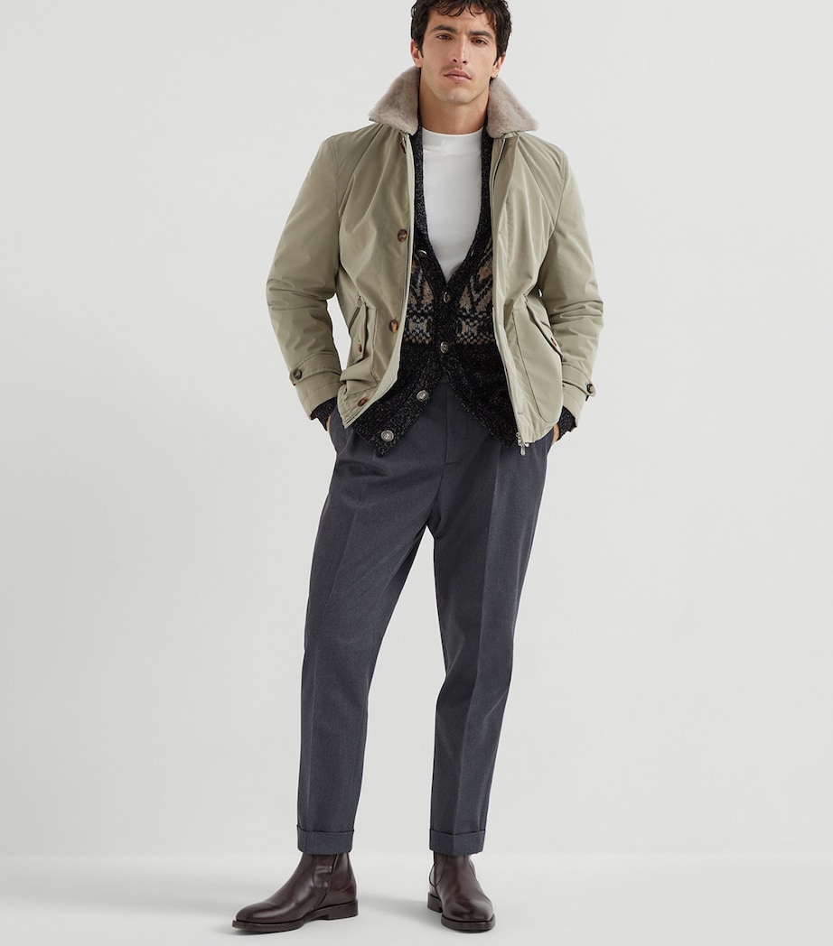 Water-Resistant Detachable Collar Jacket CLA81 Image 3