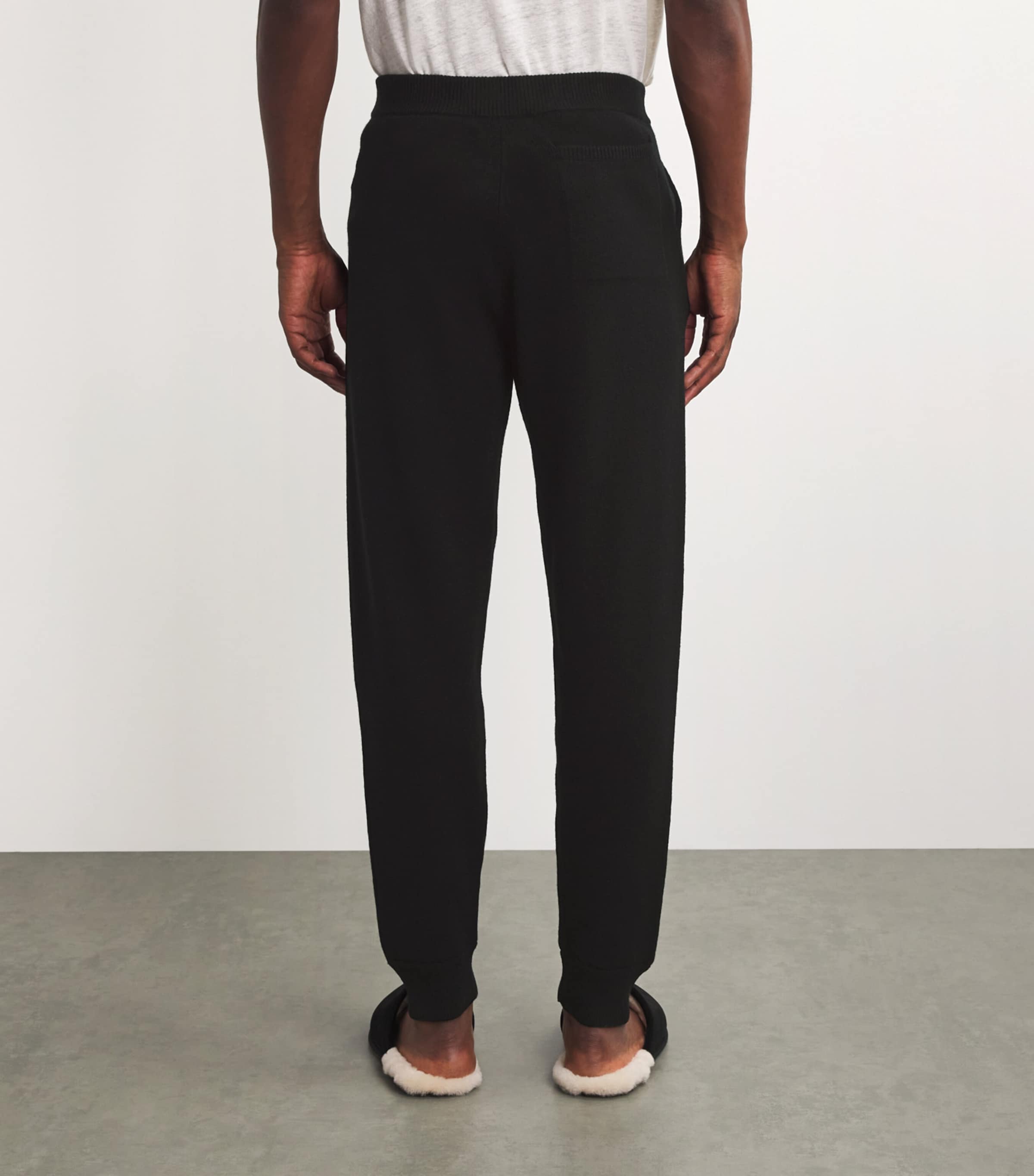 Cashmere Sweatpants BLACK Image 4