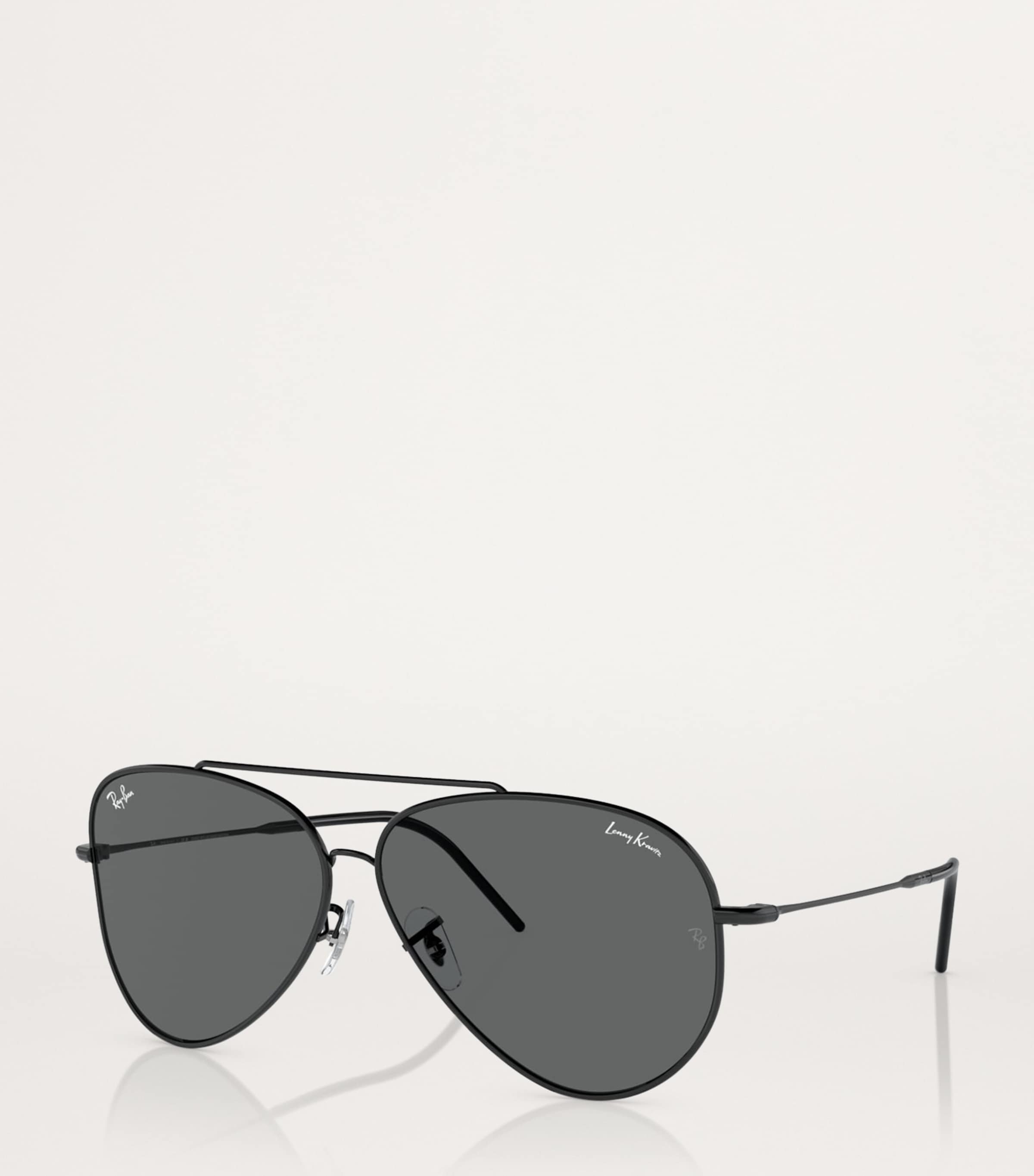 x Lenny Kravitz RBR0101S Aviator Reverse Sunglasses 002/GR Image 2