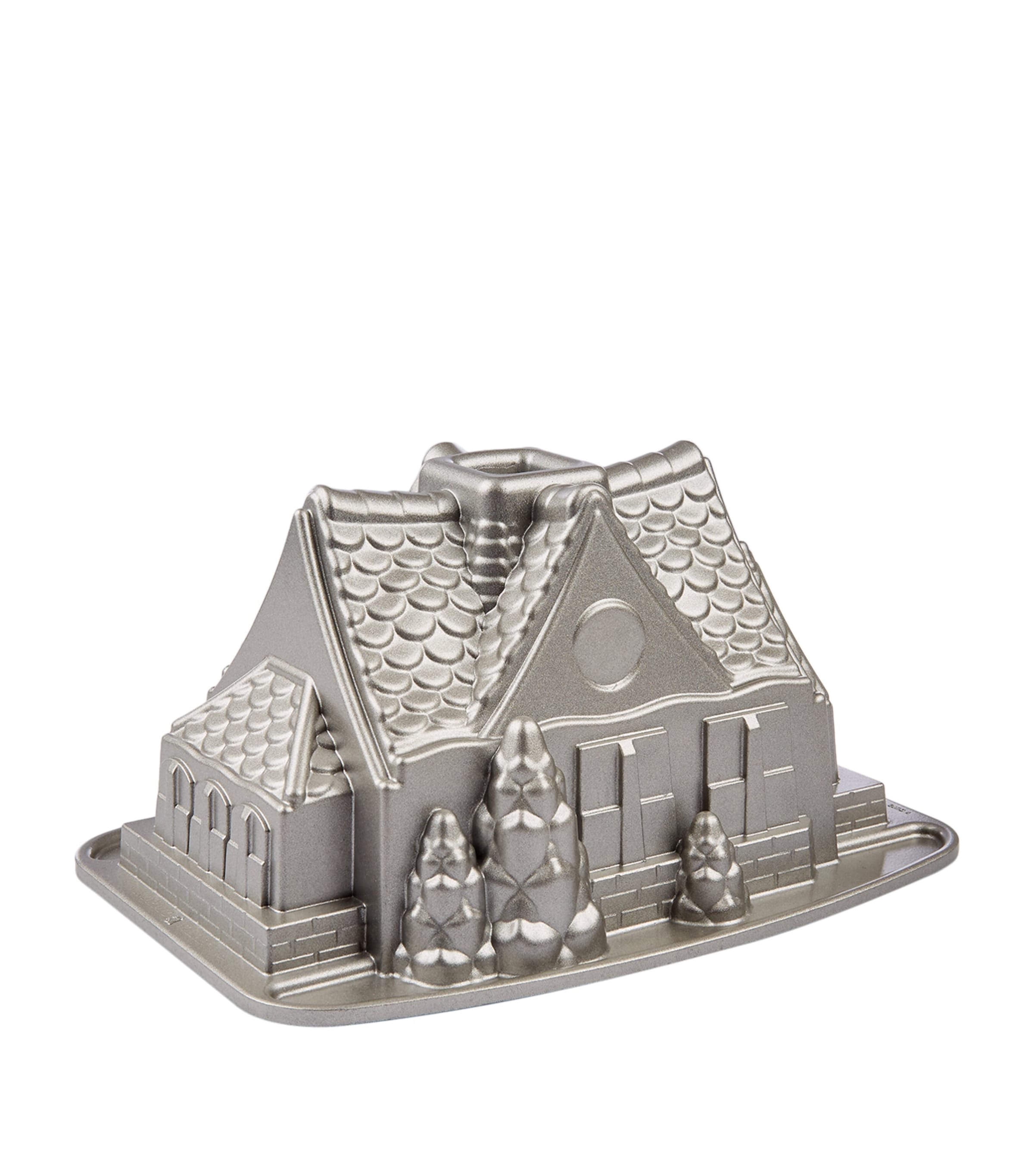 Gingerbread House Bundt Pan SILVER Image 3