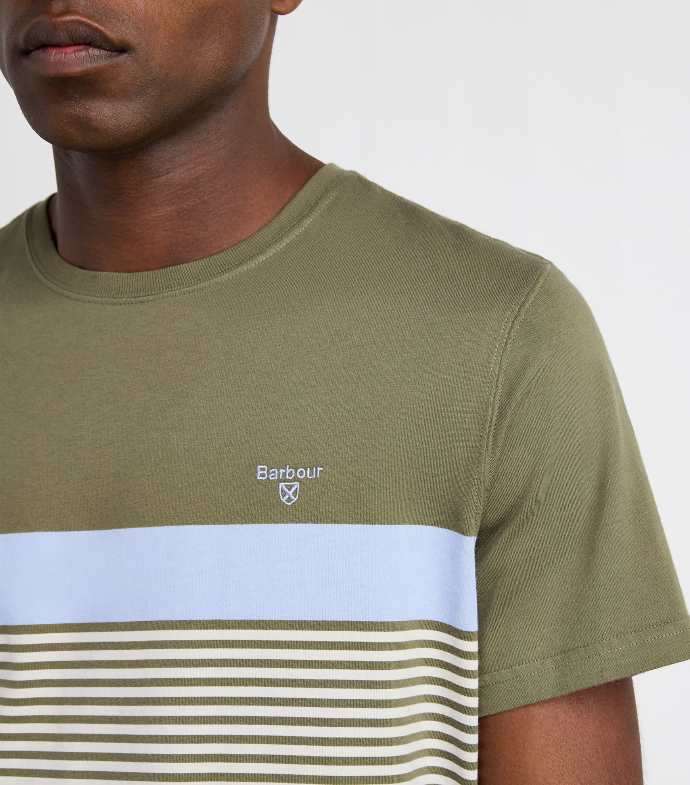 Barbour Cotton Braeside Stripe T-Shirt | Harrods US