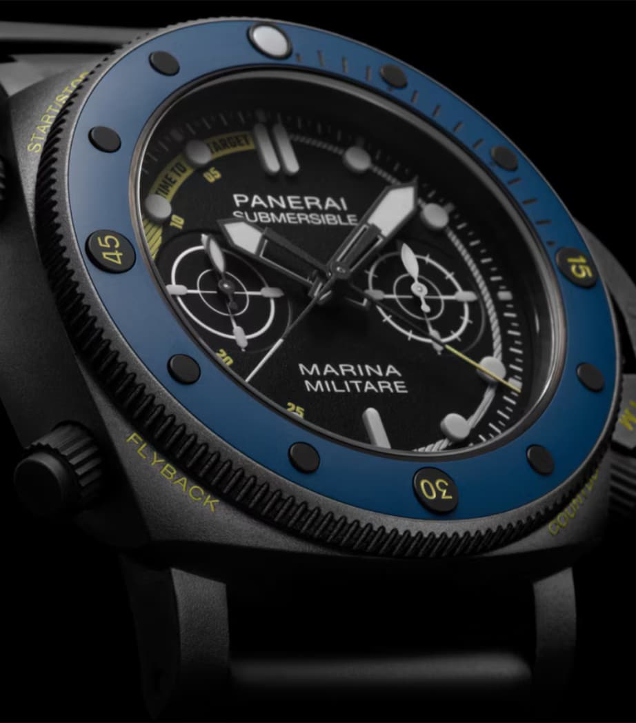 Panerai Titanium Submersible Marina Militare Forze Speciali Watch 47mm Black Image 5