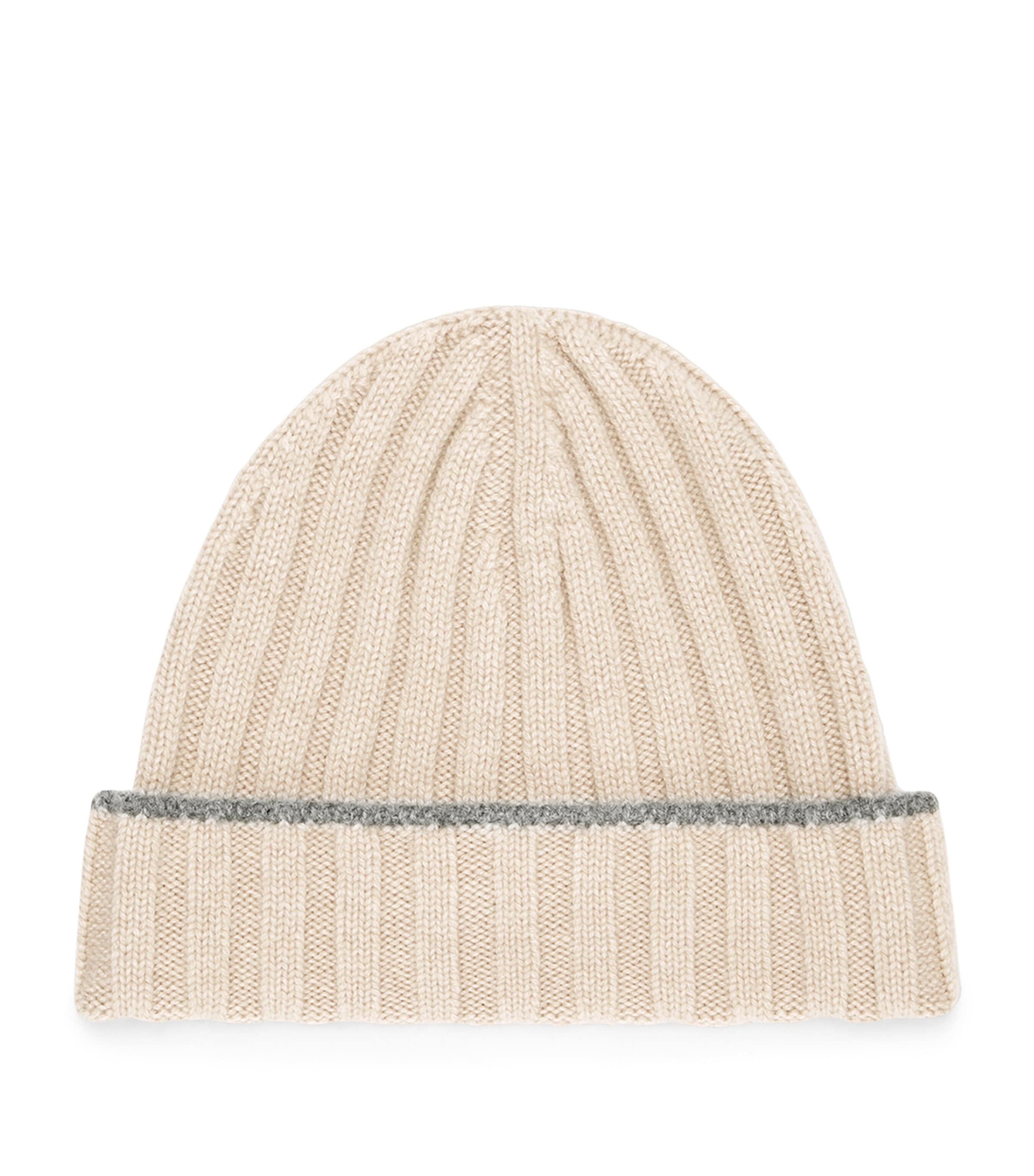 Cashmere Ribbed Beanie CZ695 Image 1