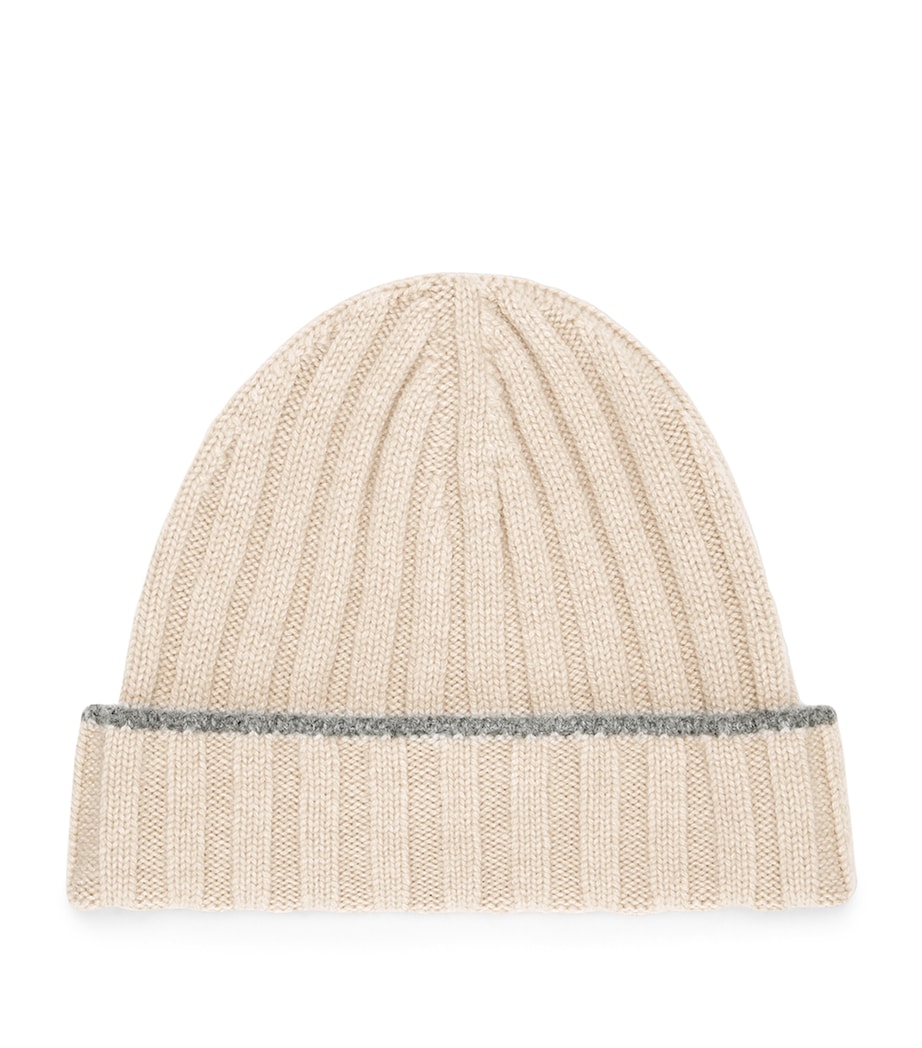 Cashmere Ribbed Beanie CZ695 Image 1