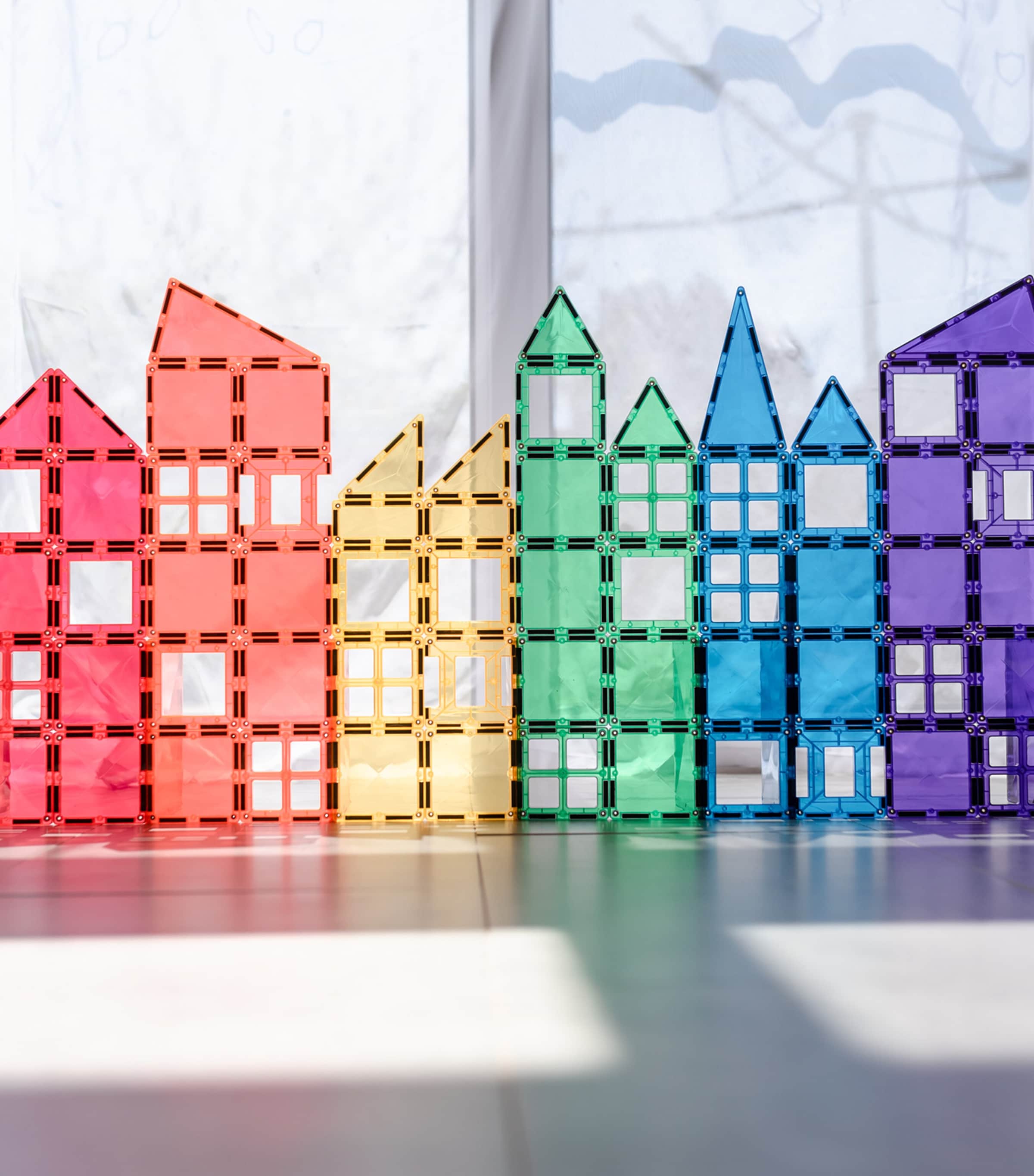 Magnetic Rainbow Tiles MULTI Image 4