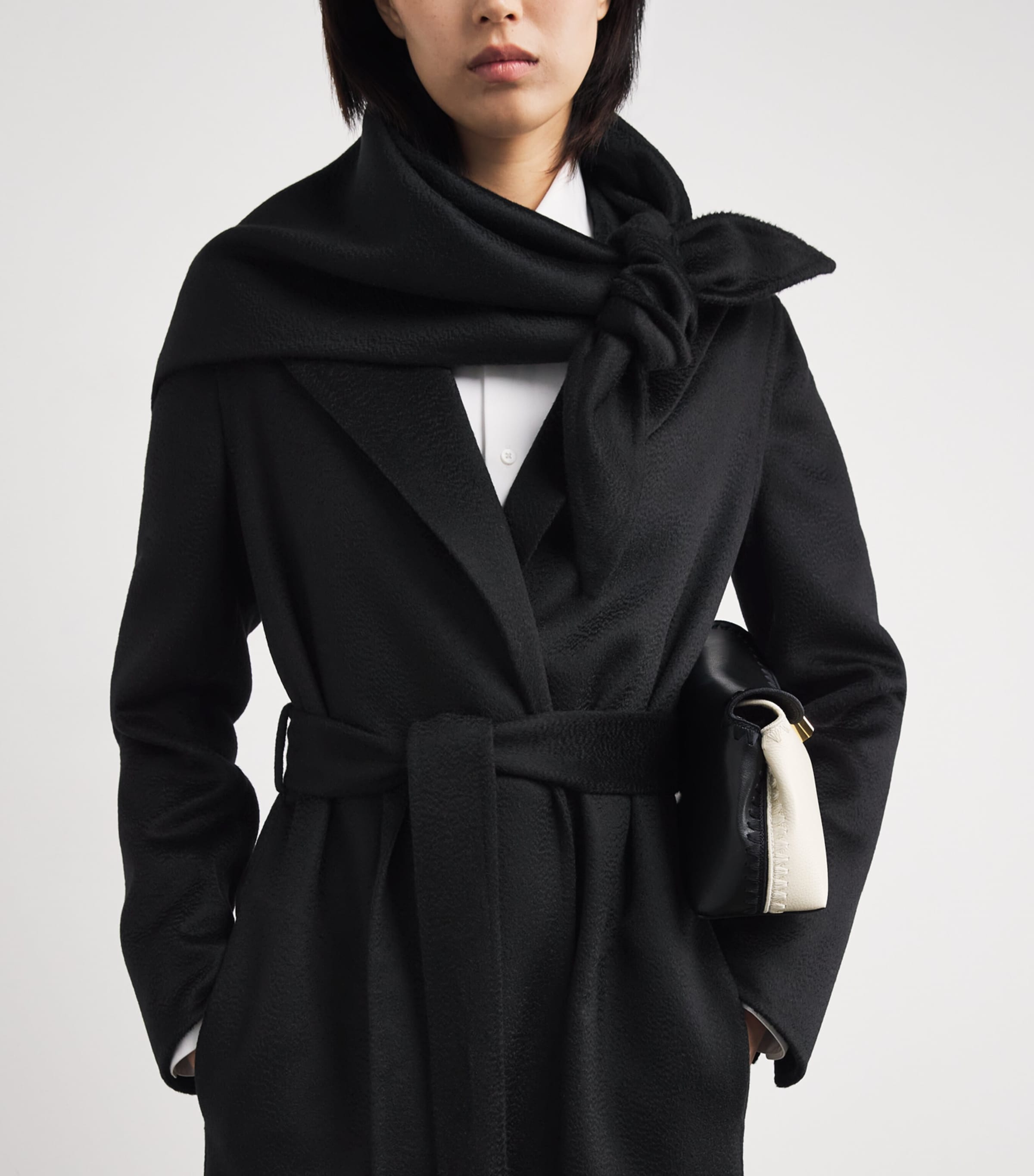 Cashmere Claudie Wrap Coat 1000 Image 6