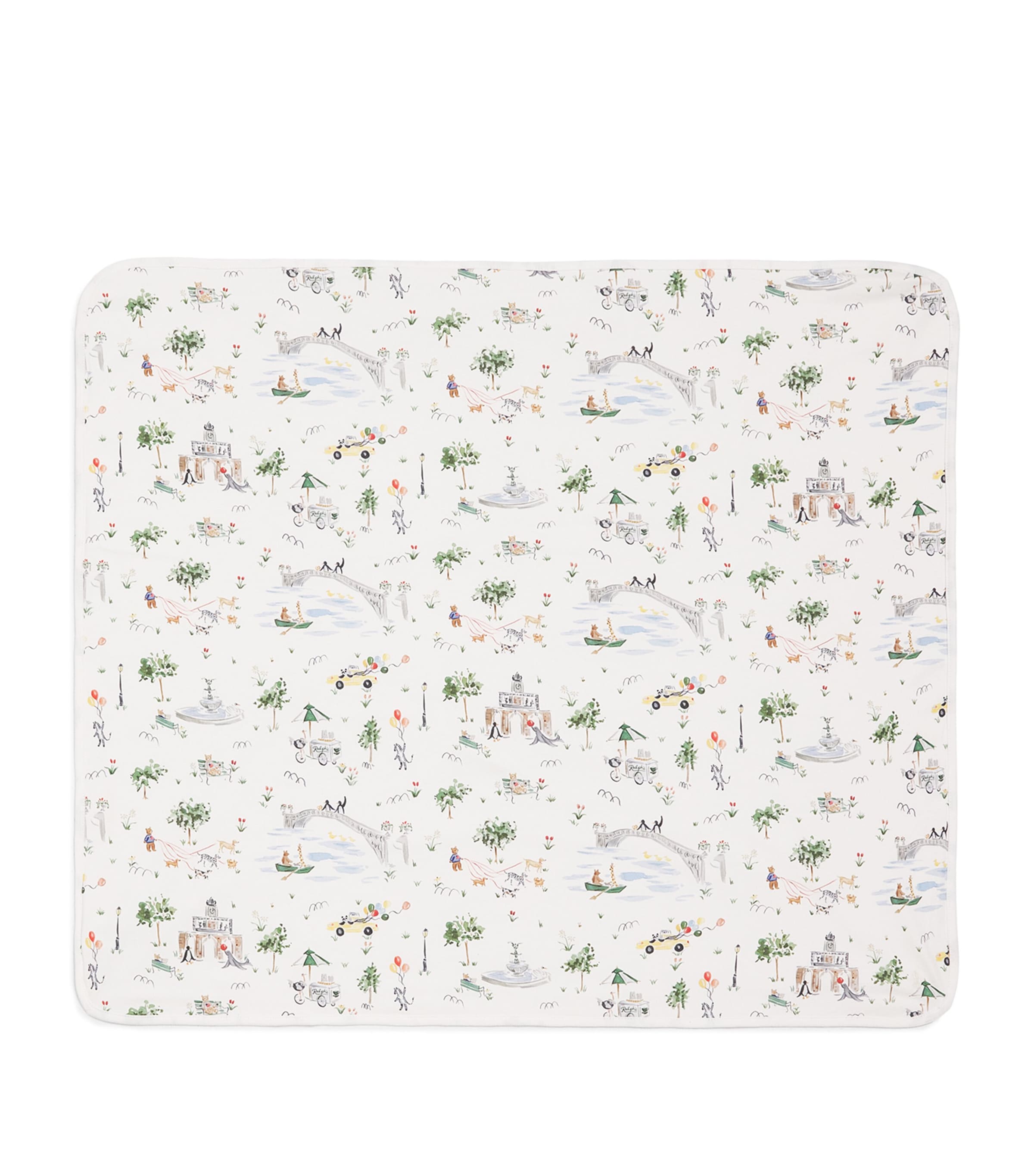 Ralph Lauren X Riley Sheehey Saturday In The Park Blanket In White