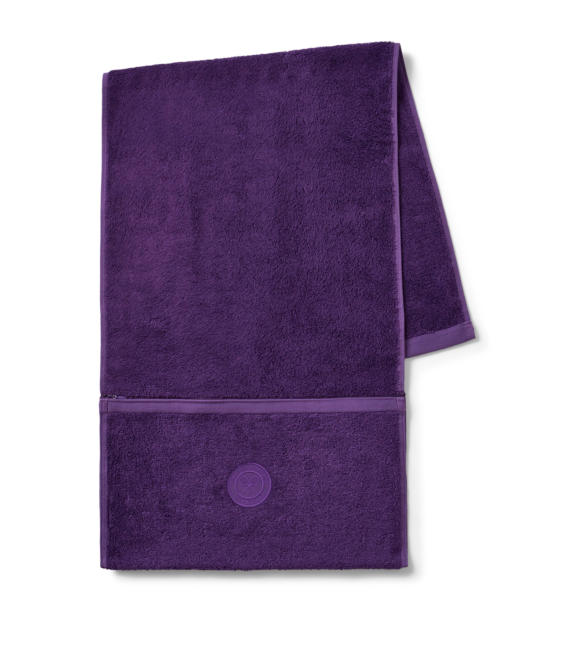 Christy x Wimbledon Logo Gym Towel (40cm x 120cm) Purple Image 2
