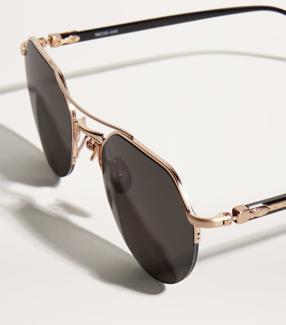 Matsuda M3141 Sunglasses Brushed Gold Image 5