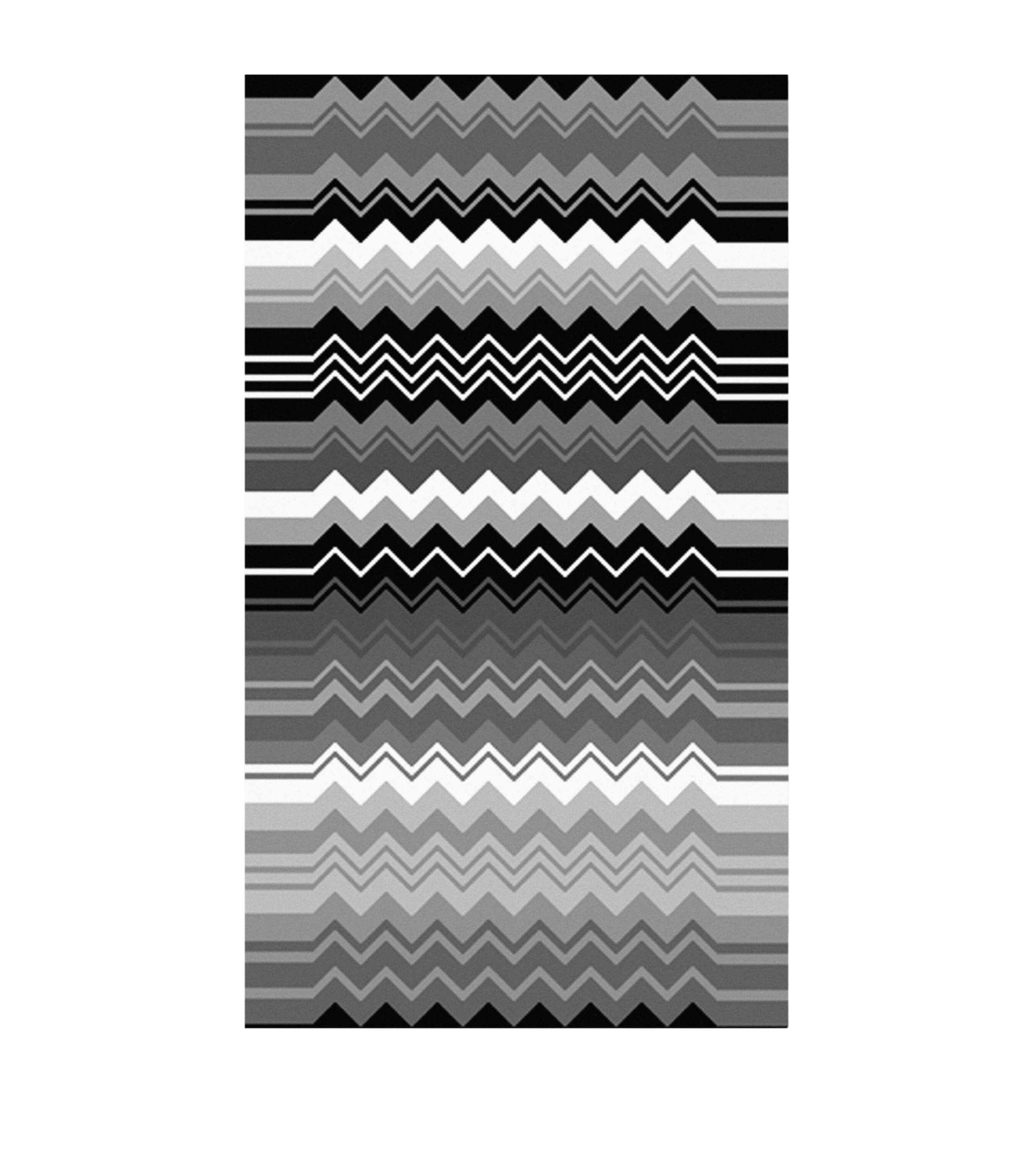 Missoni Home Cotton Giacomo Hand Towel (40cm x 70cm) Grey Image 1