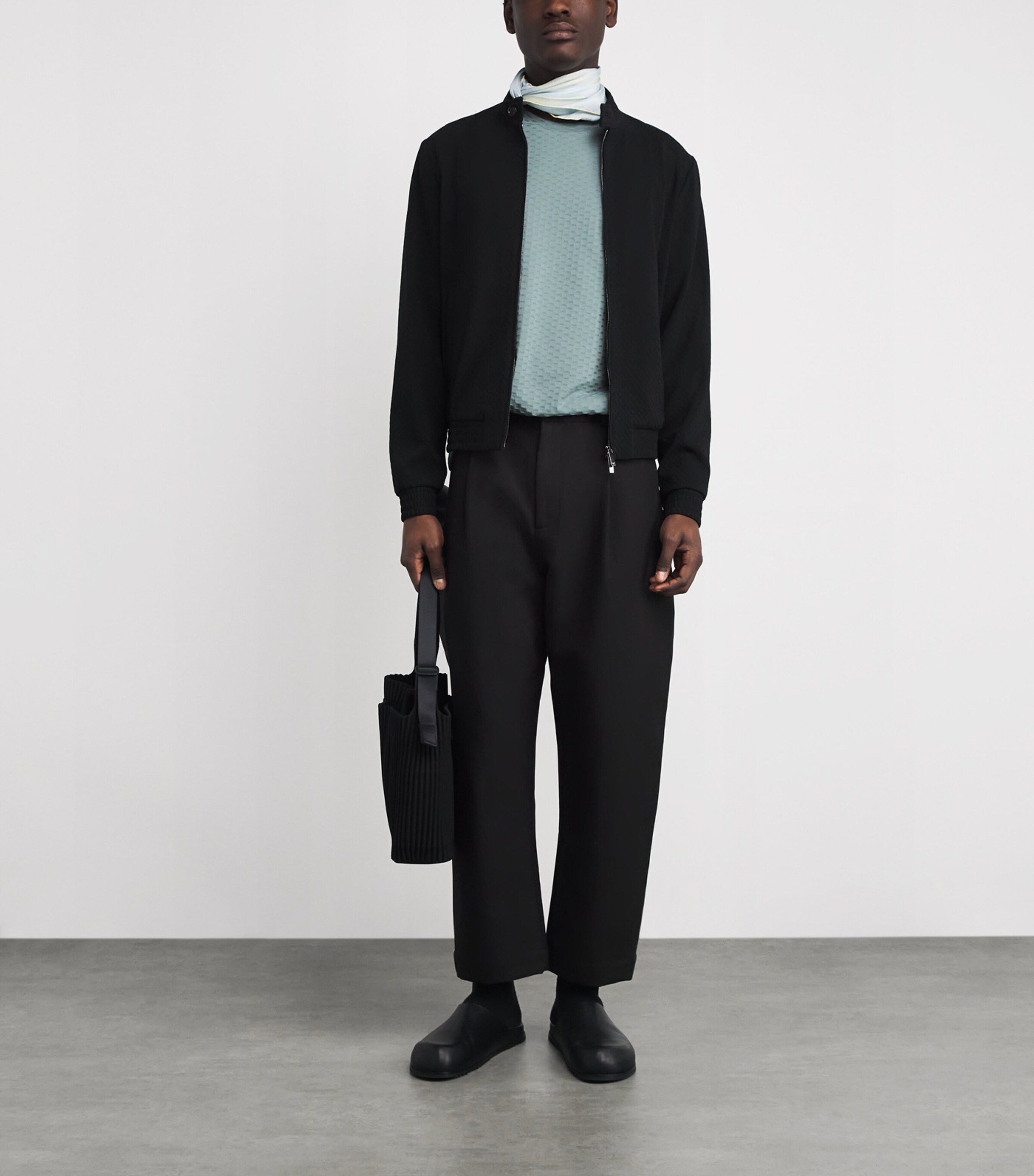 Cotton-Jersey Jacquard T-Shirt F9095 Image 2