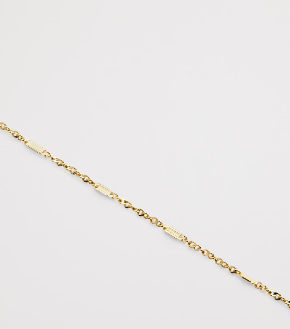 Yellow Gold Shimmer Bracelet 14K SOLID GOLD Image 2