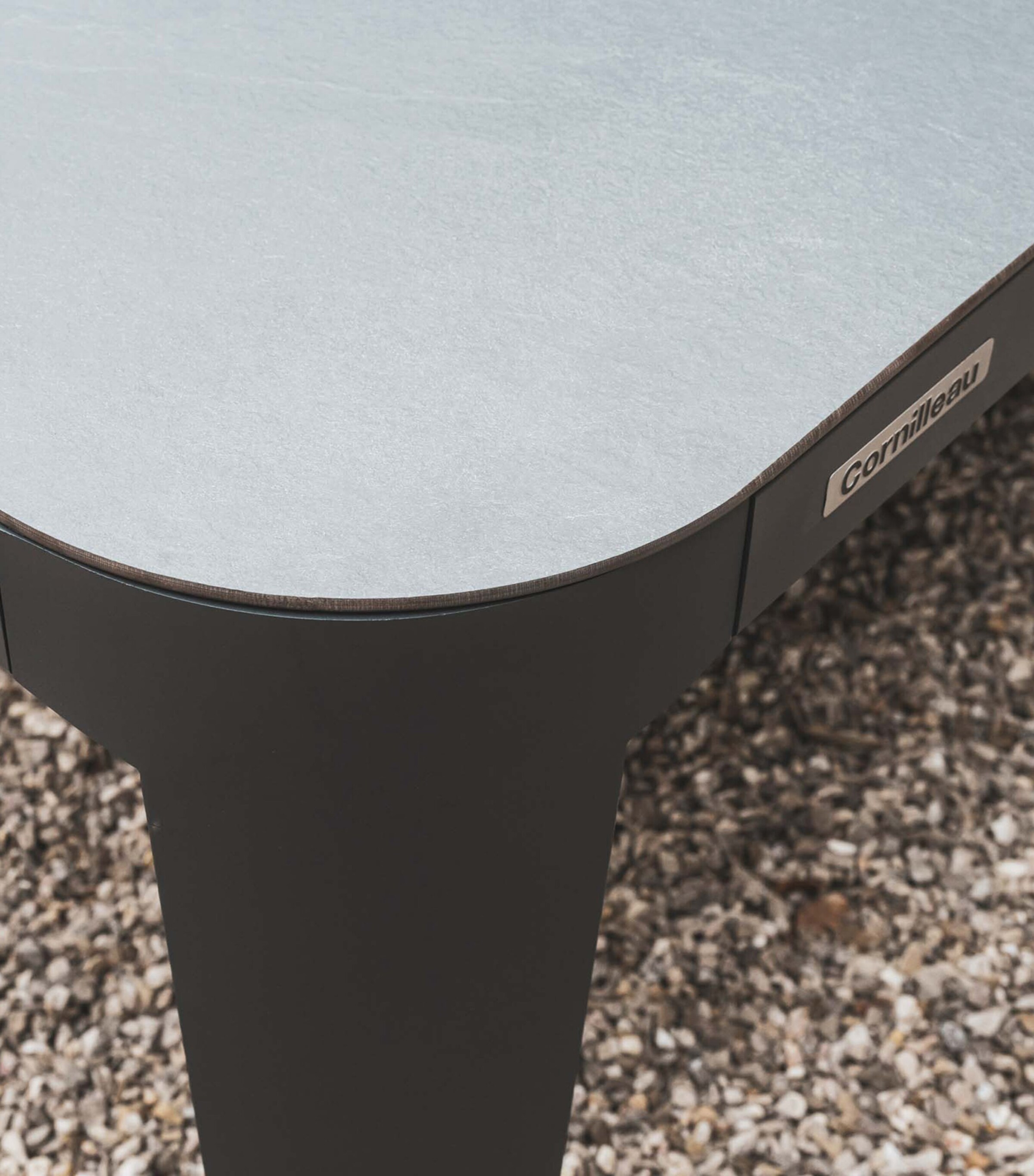 Cornilleau Hyphen Outdoor Ping Pong Table Black Grey/stone Image 13
