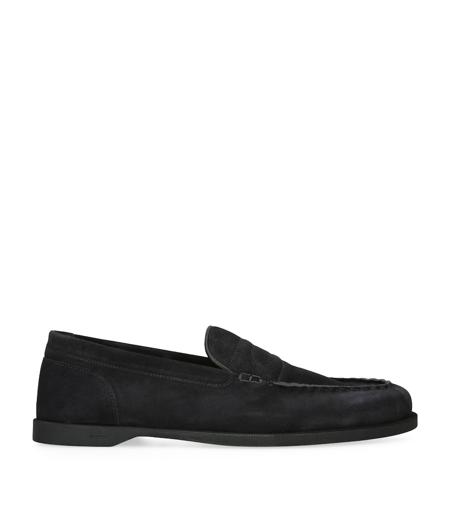 Suede Pace Loafers NAVY Image 1