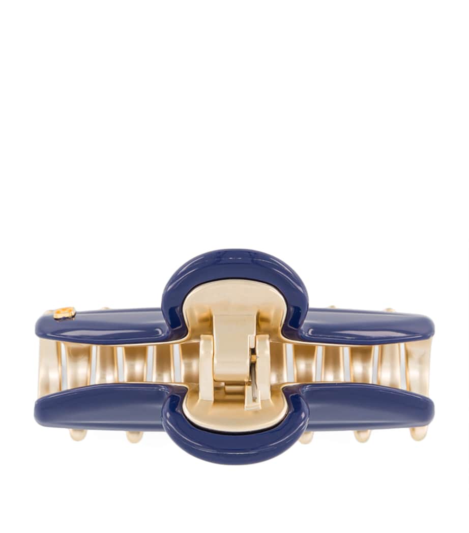 Gold-Plated Claw Hair Clip M5- MARINE/OR Image 3