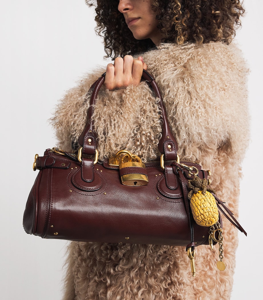 Raffia Pineapple Bag Charm SUNSET YELLOW Image 2