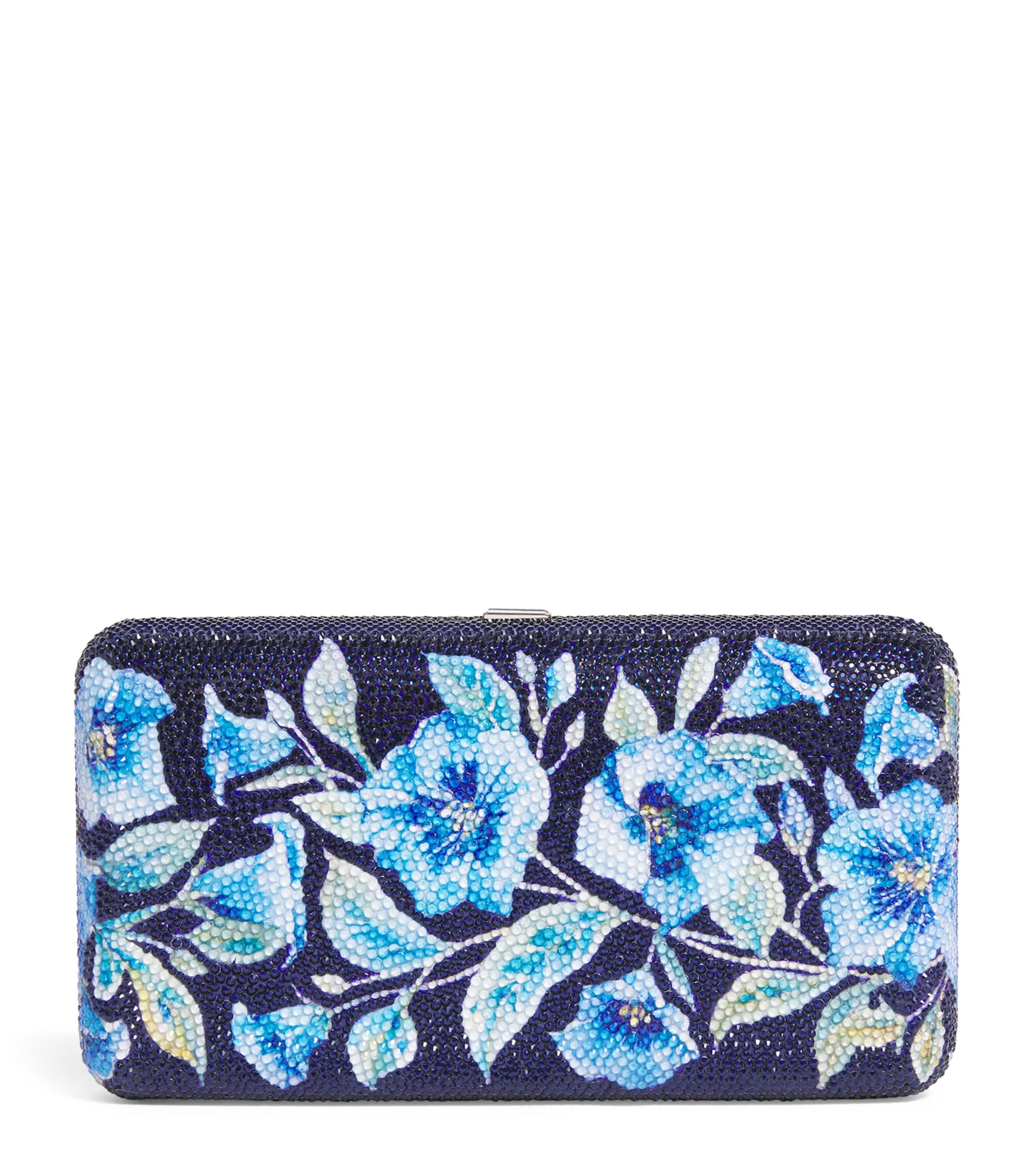 Judith Leiber Crystal Bluebelle Clutch Bag