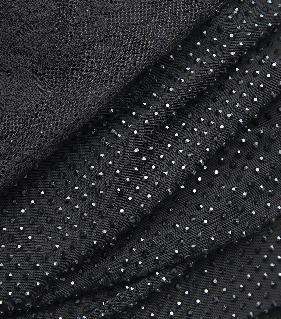 One-Shoulder Maxi Dress BLACK Image 5