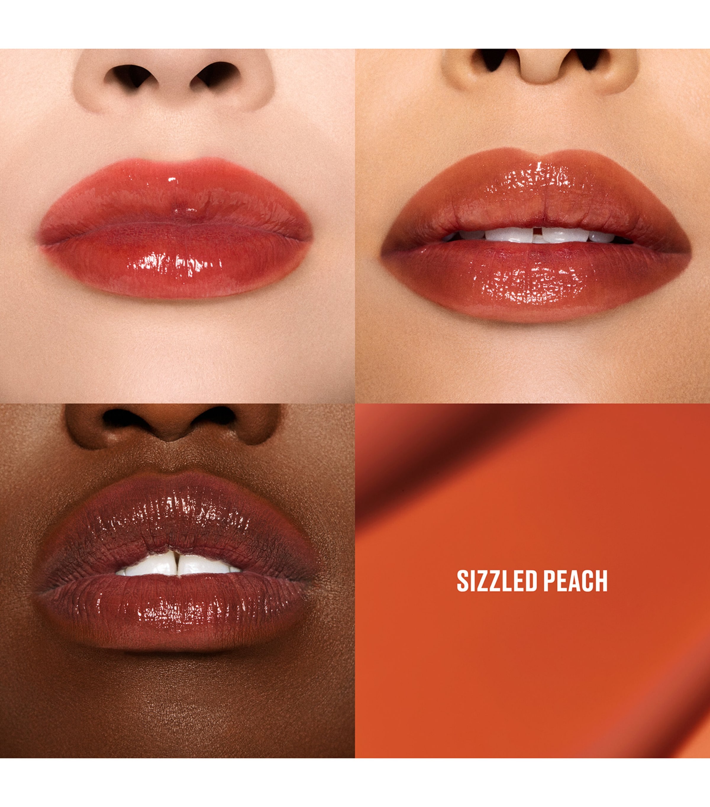 MAC Lustreglass Stainglass Lip Tint Sizzled Peach Image 2