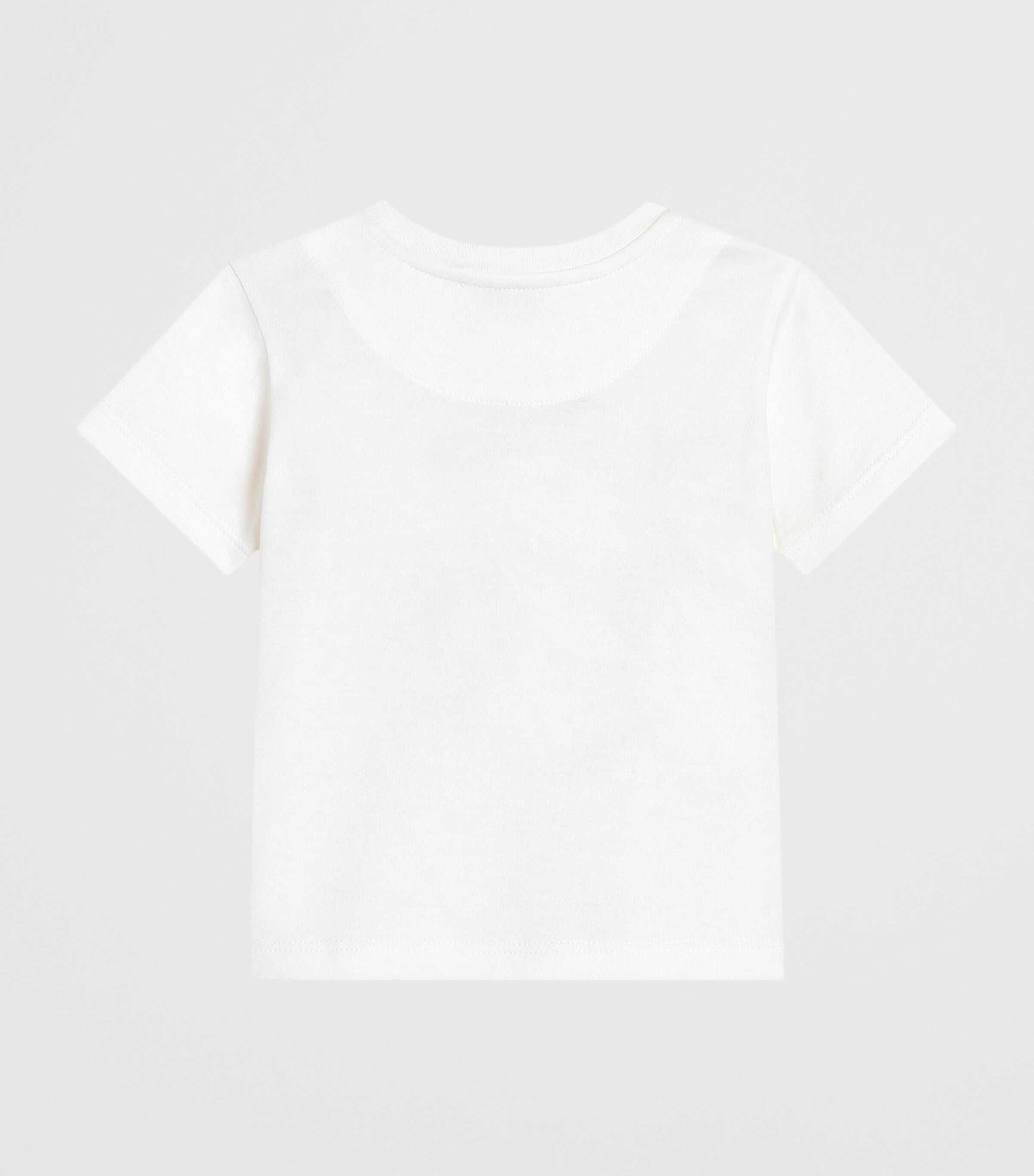 Cotton Leopard Print T-Shirt (3-30 Months) W0111-WHITE Image 2