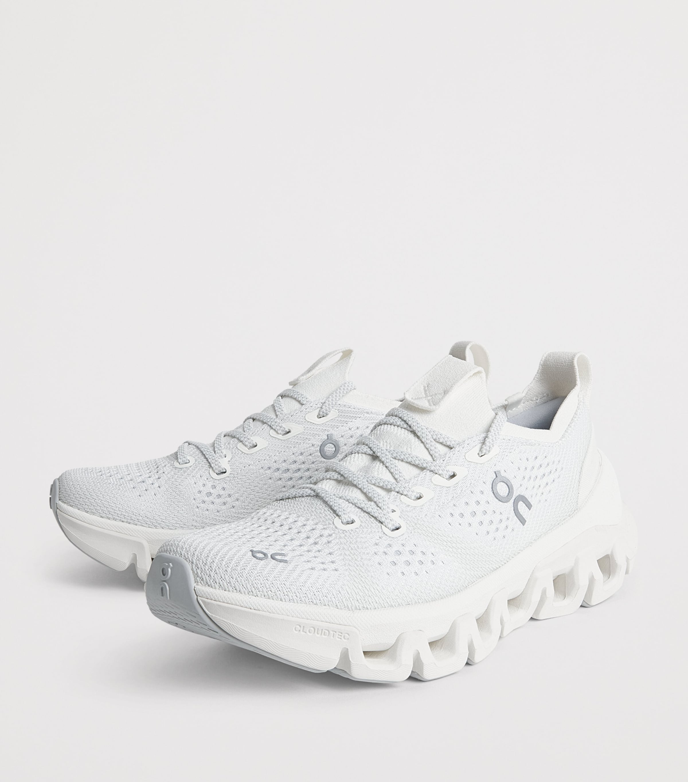 On Womens Cloud X Tempo Trainers Ivory | Ice Image 3