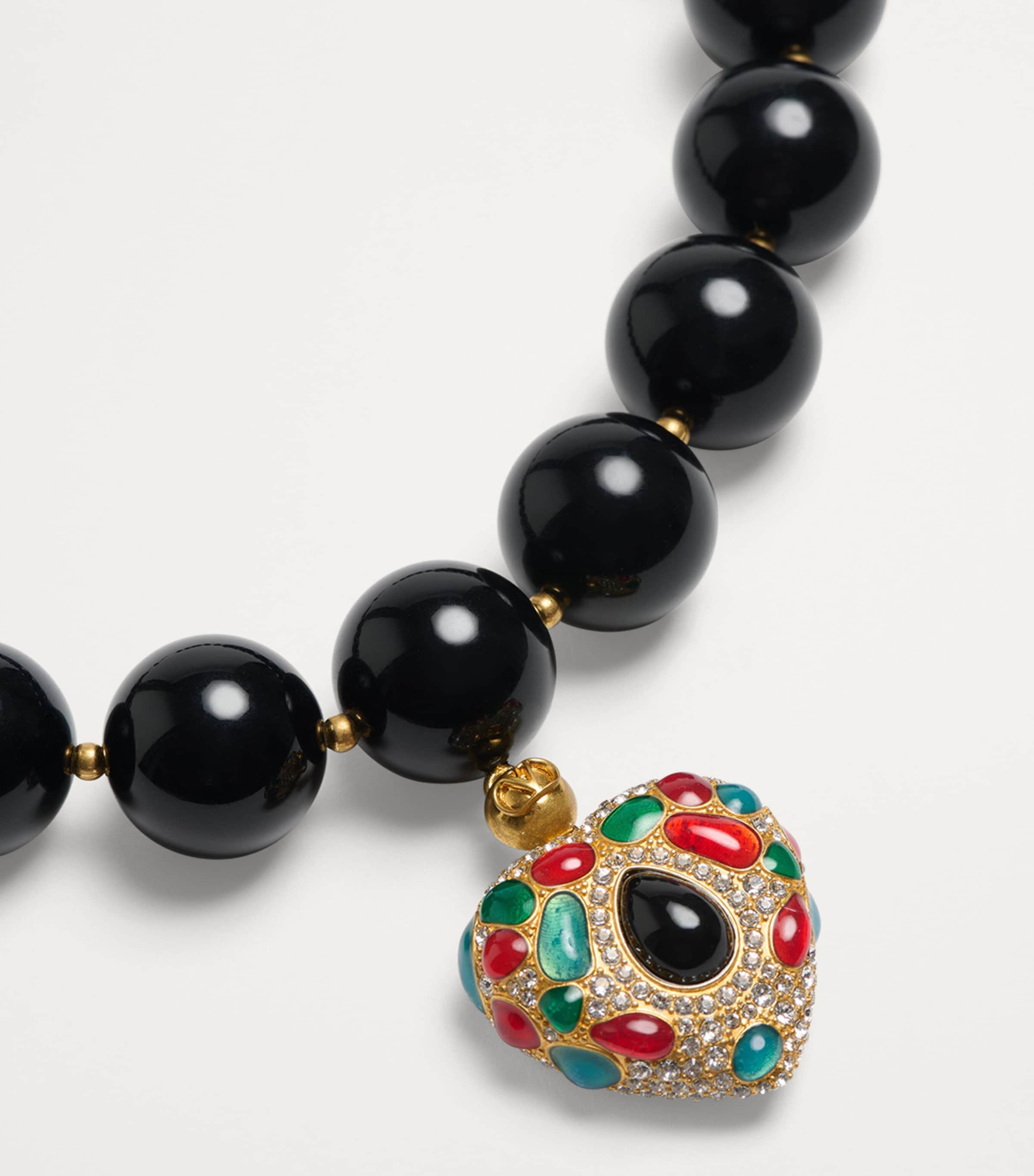 Valentino Garavani Coeur Royal Beaded Necklace | Harrods US