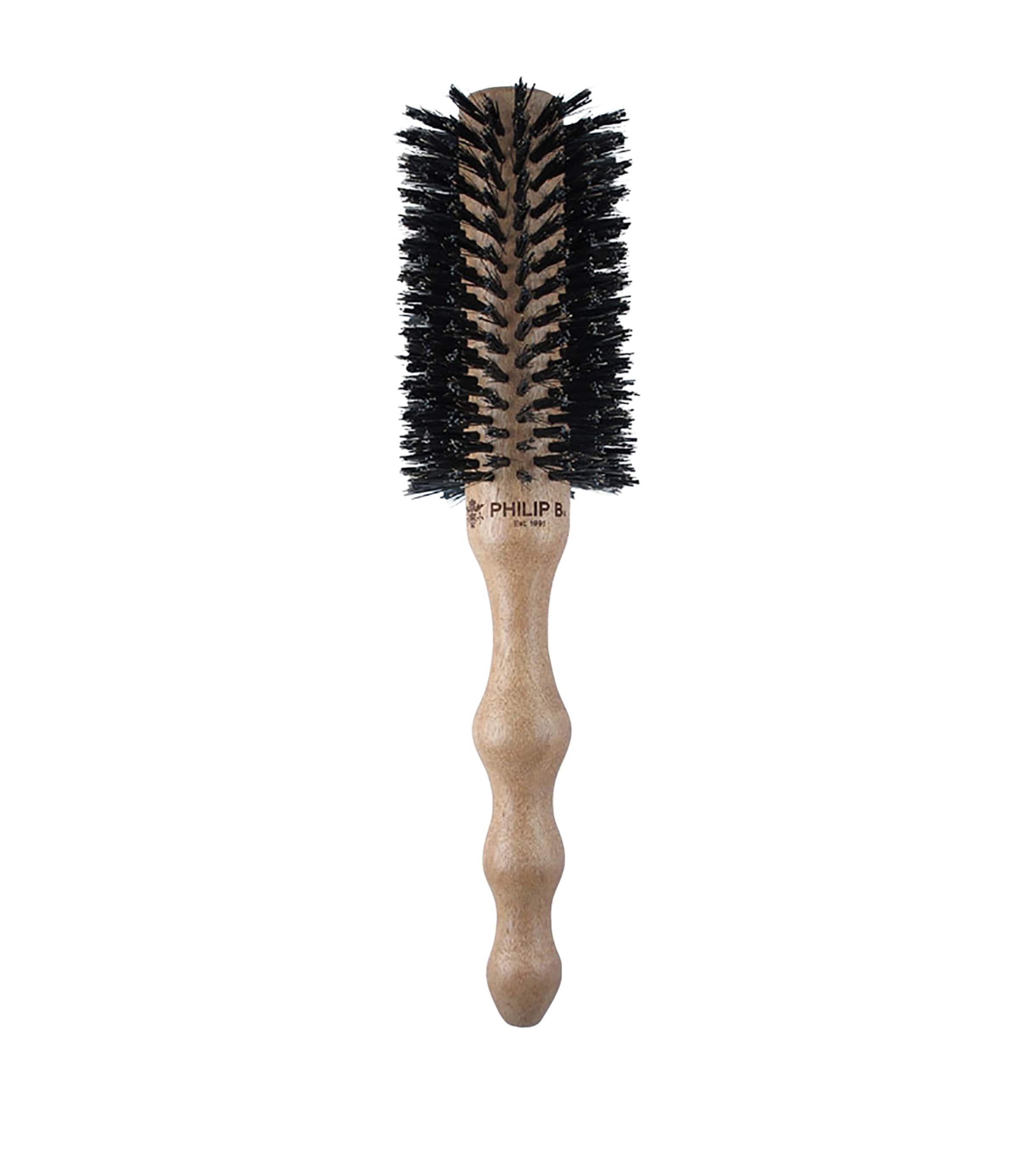 Philip B Mahogany Large Round Hairbrush