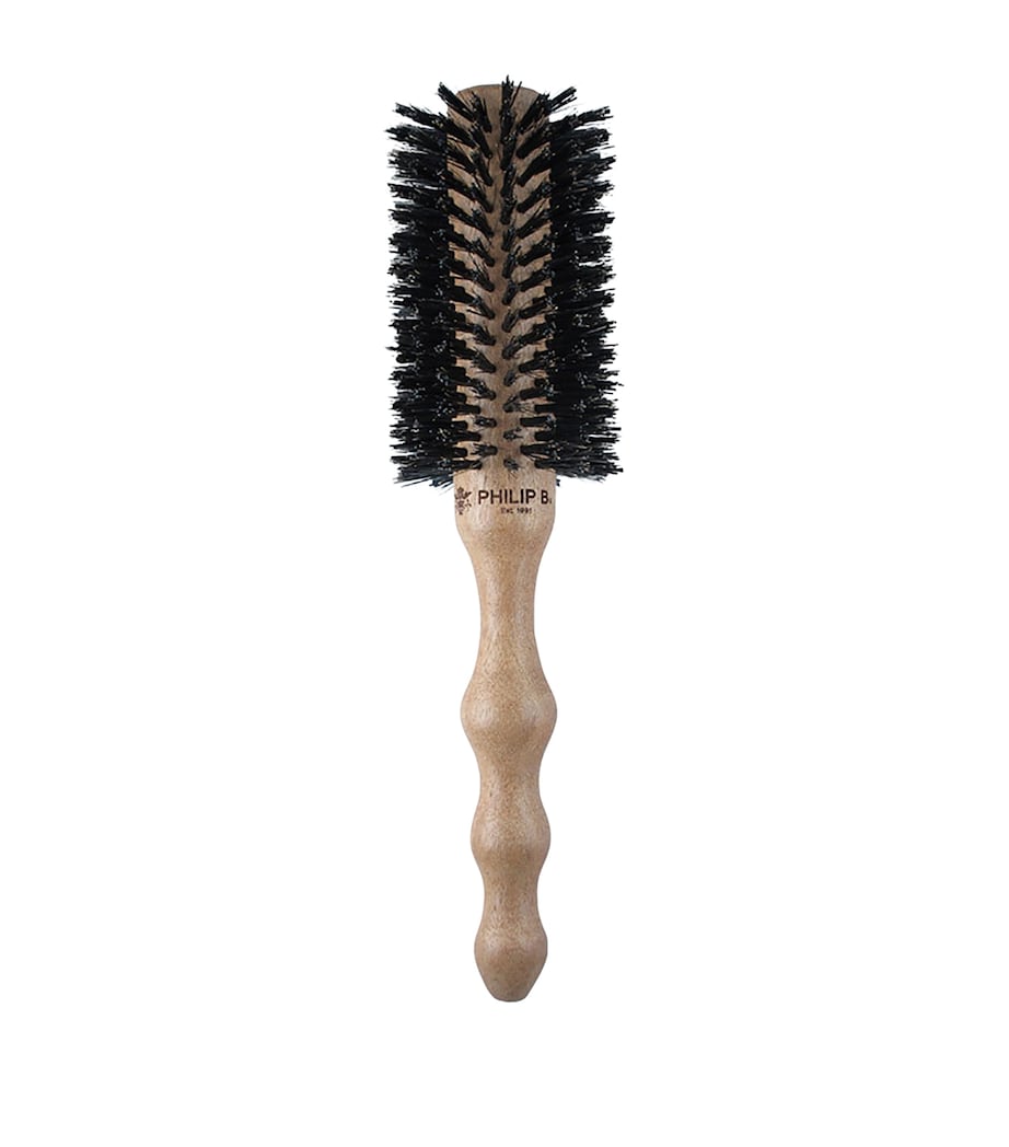 Mahogany Large Round Hairbrush NO COLOUR Image 1