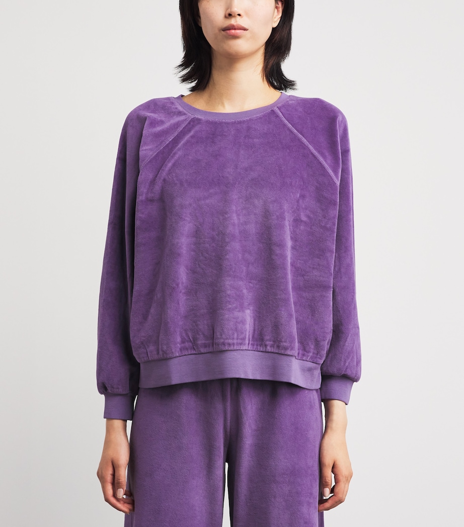 Cotton-Blend Samos Sweatshirt FIG Image 3