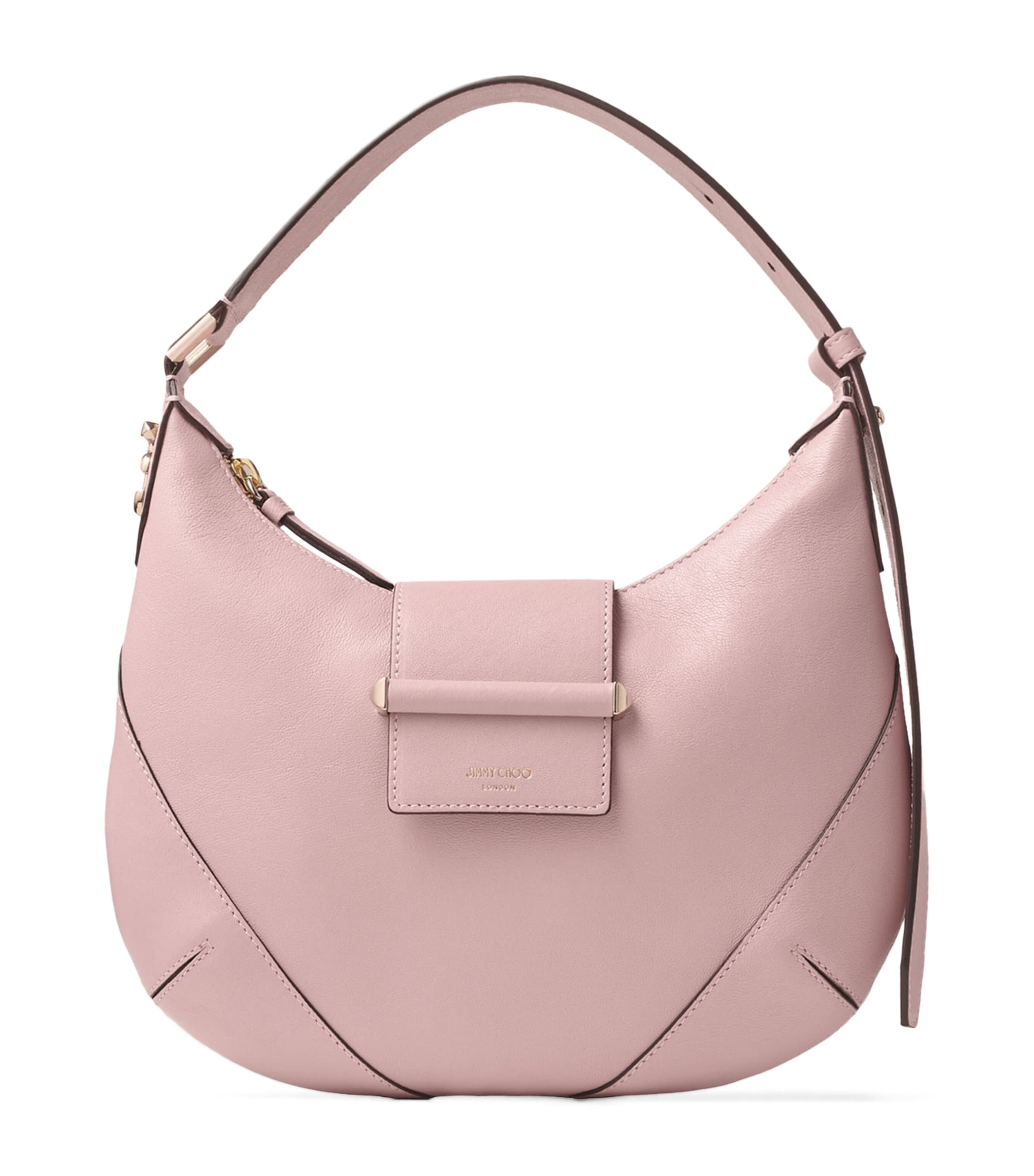 Small Bar Leather Shoulder Bag ROSE/SHINY GOLD Image 1