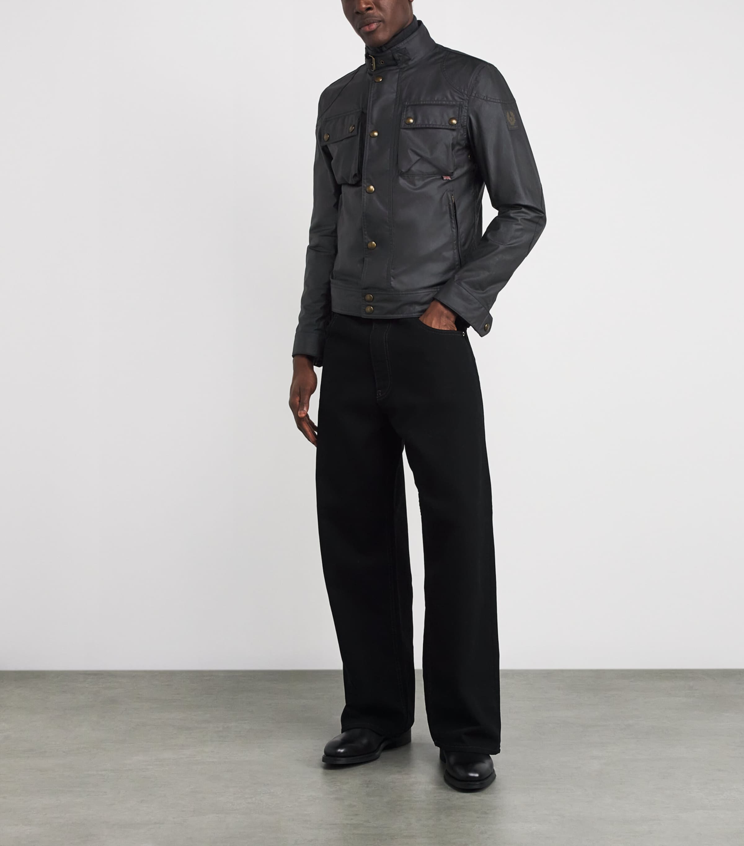 Waxed Racemaster Jacket DKNVYDARK NAVY Image 2