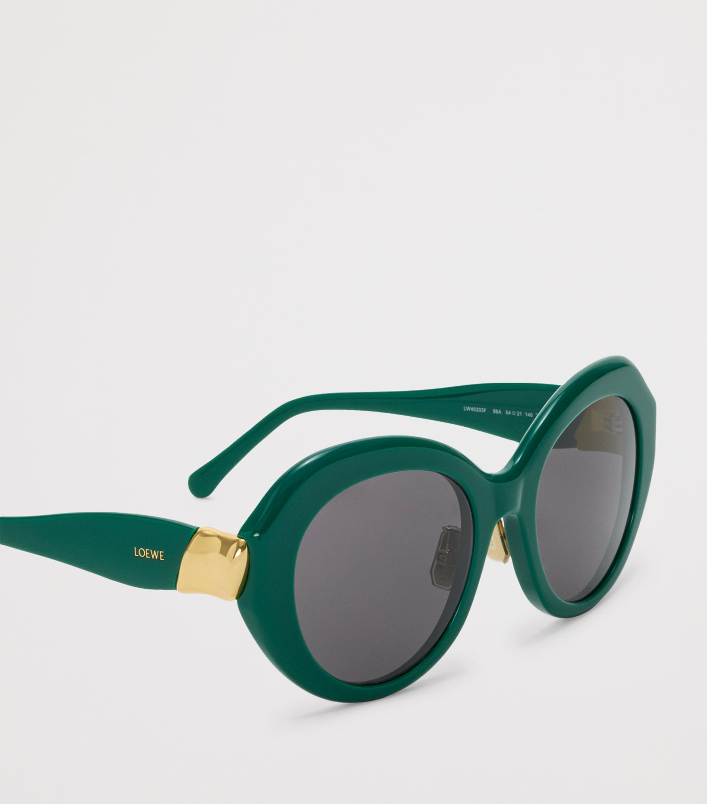 LOEWE Coil Butterfly Sunglasses Emerald Green Image 4