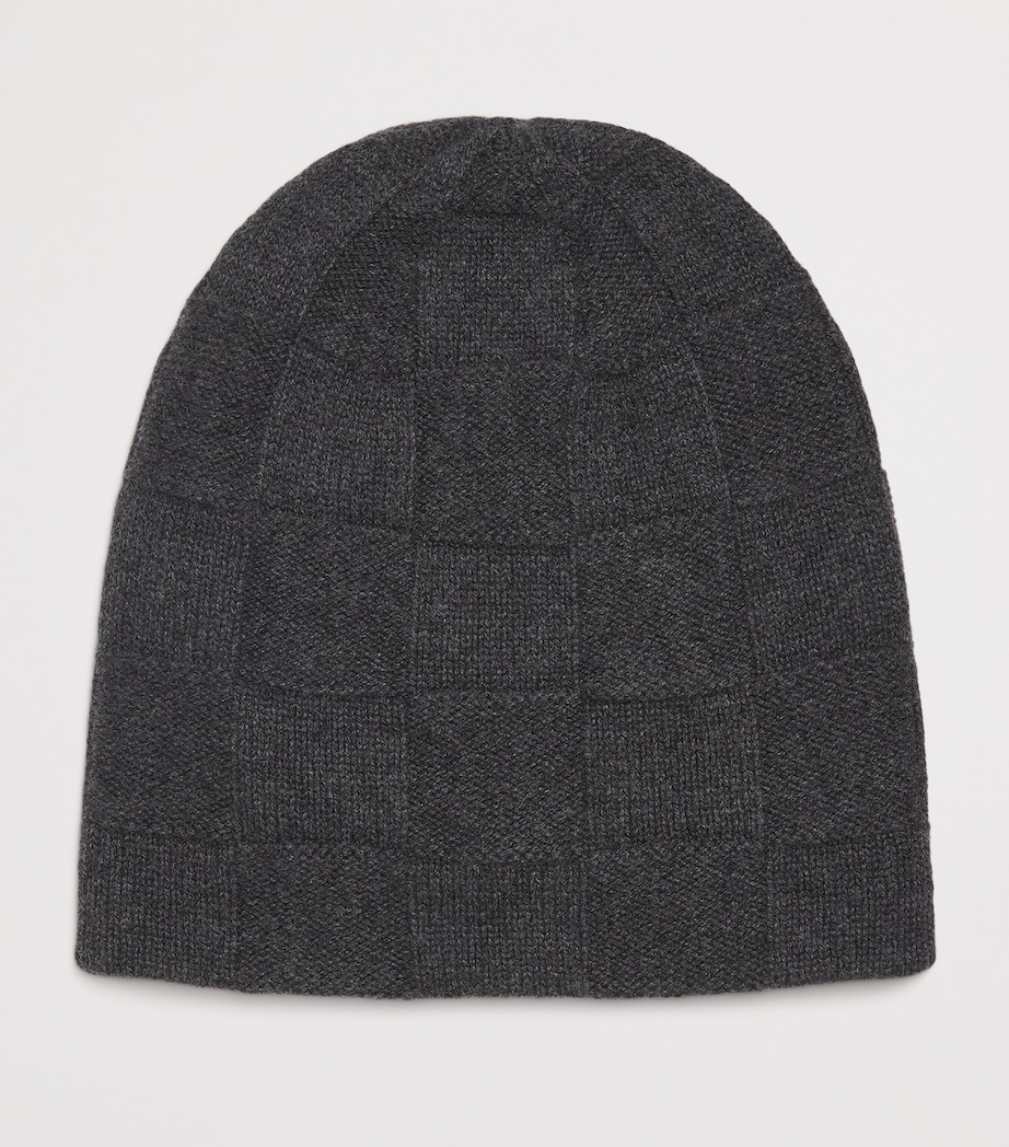Cashmere Patchwork Beanie O8030 Image 2