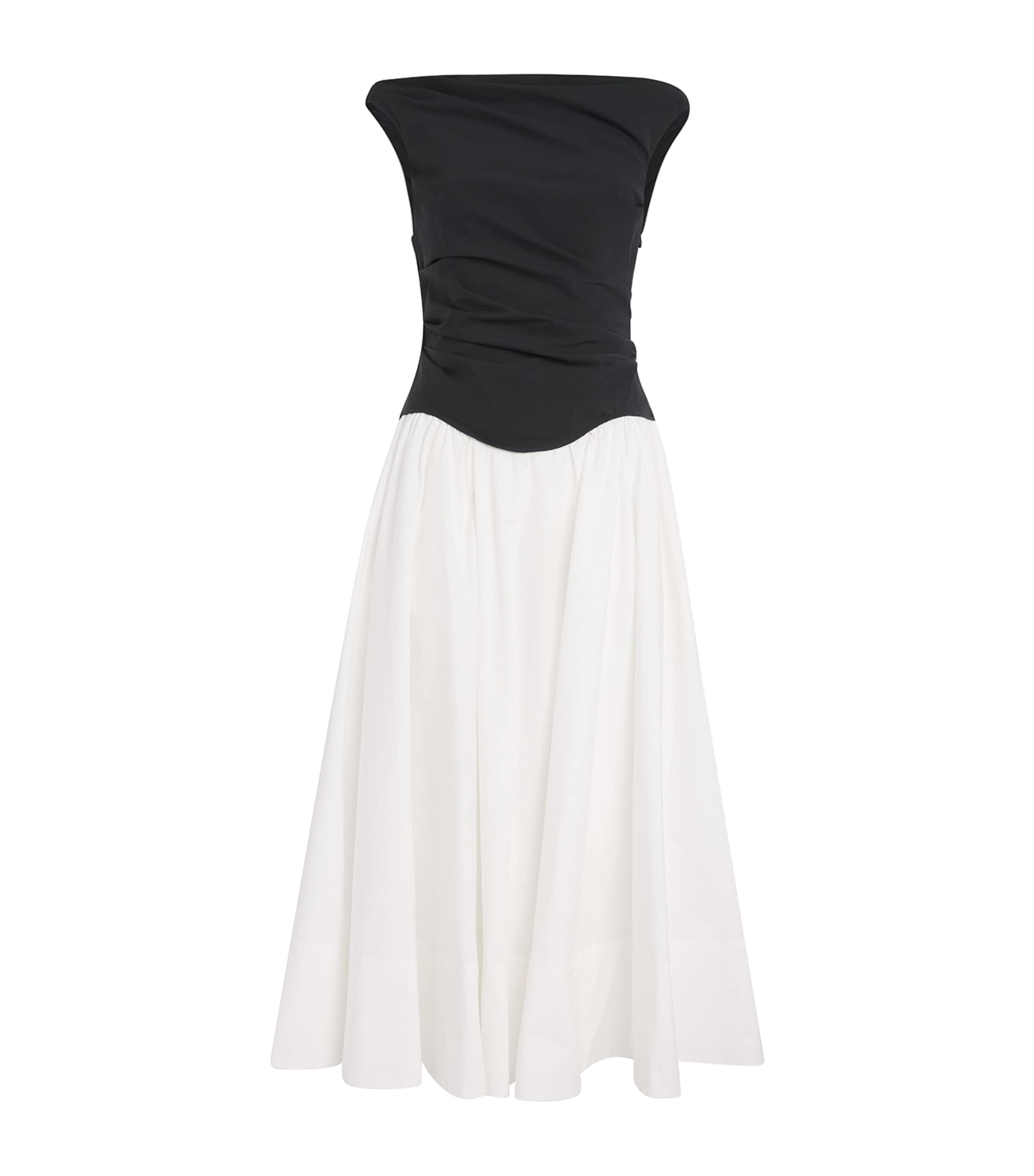 Shop Simkhai Cotton-blend Cersei Midi Dress
