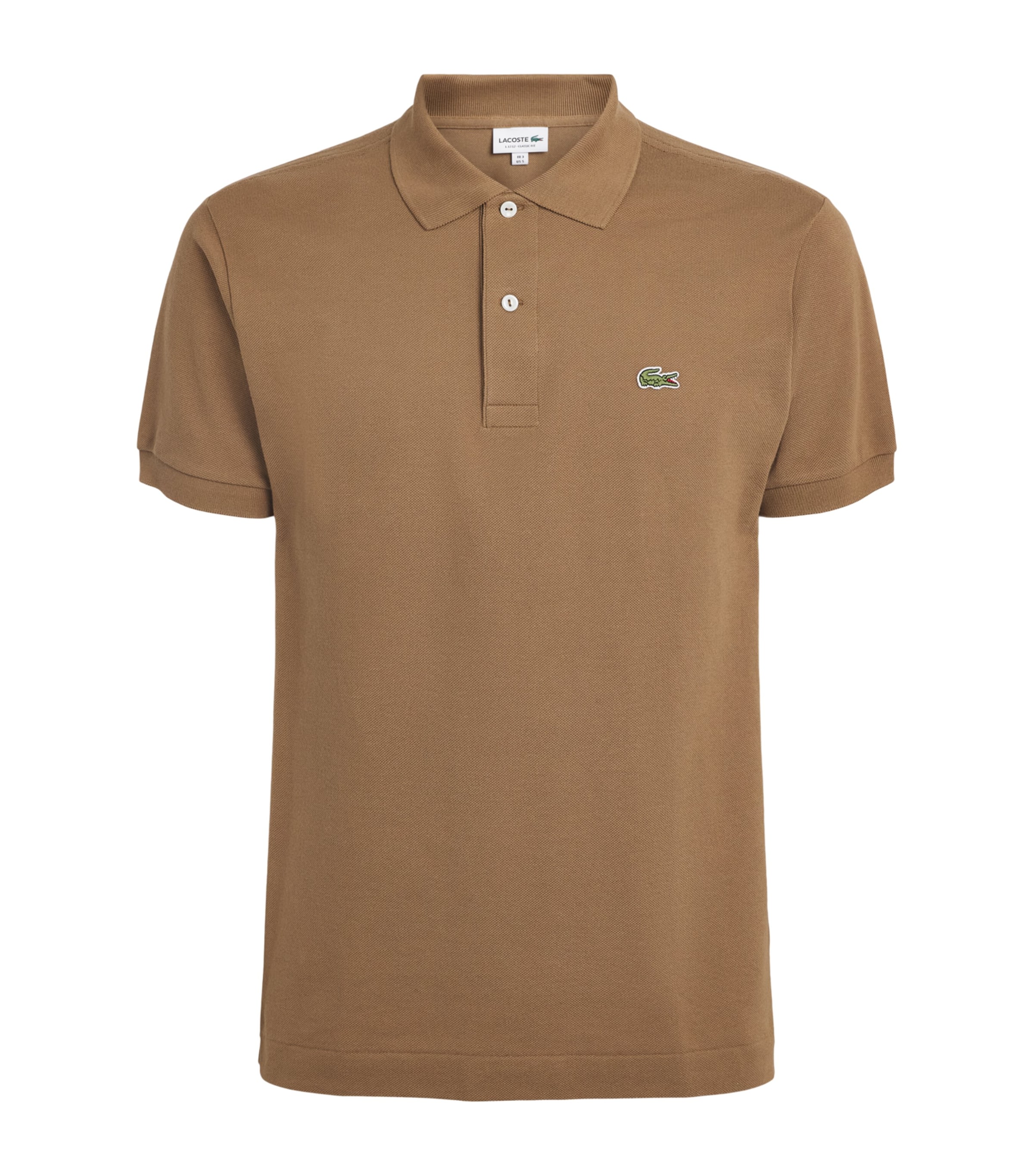 Lacoste Mens Cotton Original Polo Shirt Cookie Image 1