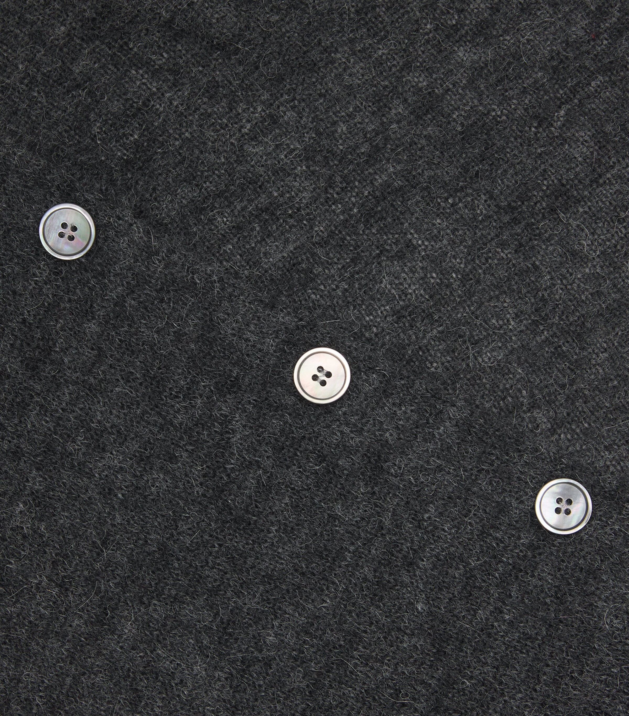 Alpaca-Blend Evening Polo Cardigan CHARCOAL MELANGE Image 5