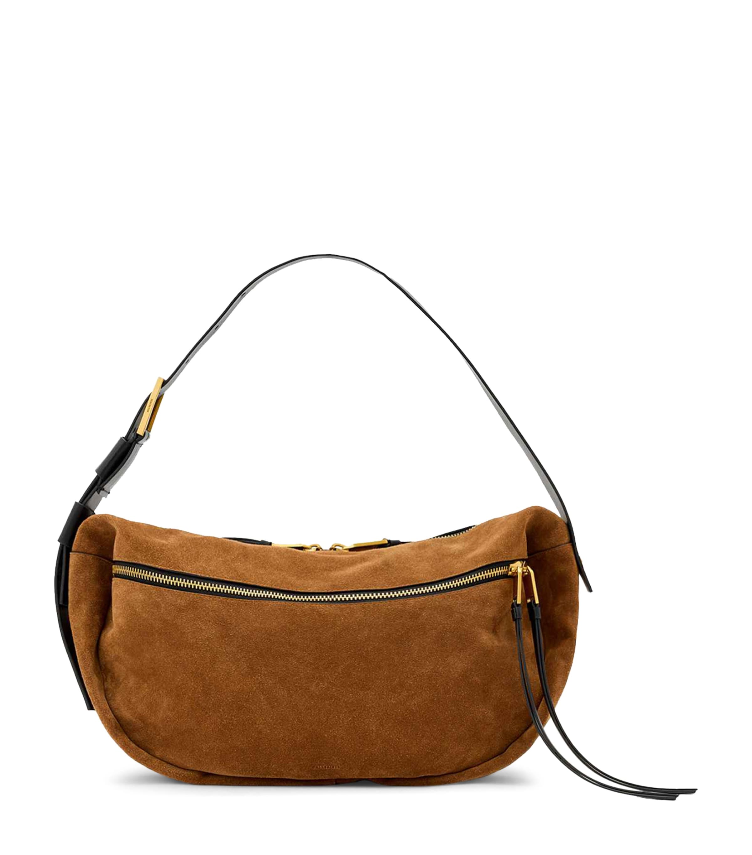 Suede Noemie Shoulder Bag TOBACCO BROWN Image 1