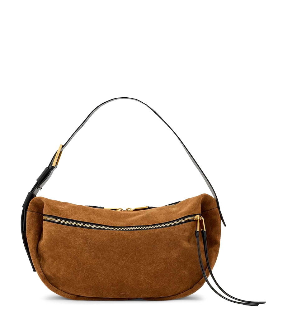 Suede Noemie Shoulder Bag TOBACCO BROWN Image 1