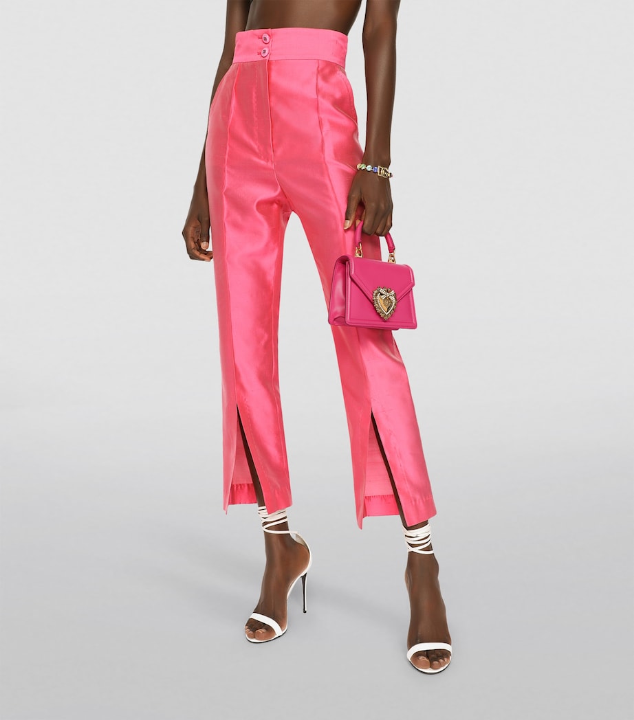 Leather Devotion Shoulder Bag 8H412-SHOCKING PINK Image 4