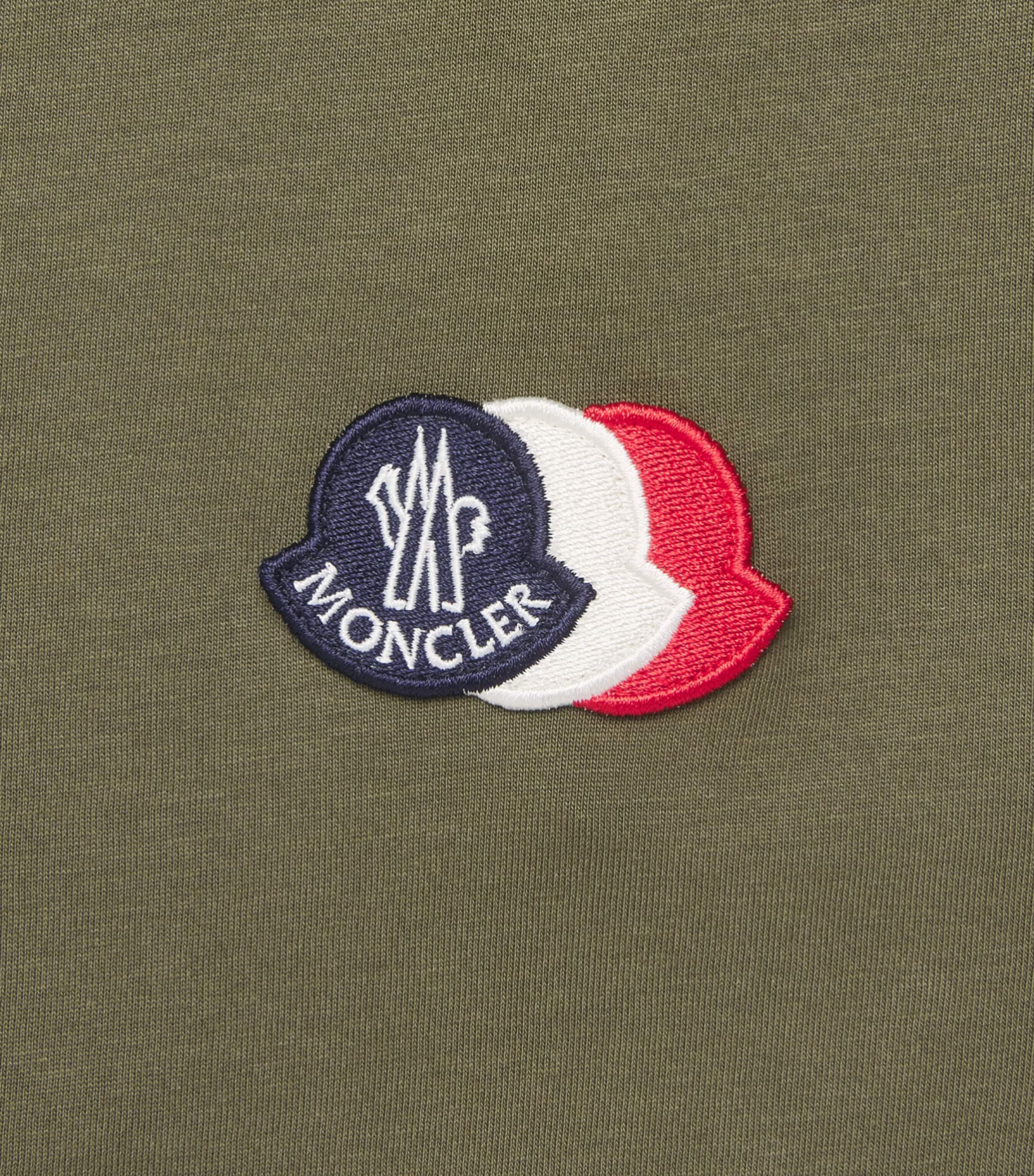 Moncler Mens Cotton Logo Patch T-Shirt Image 6