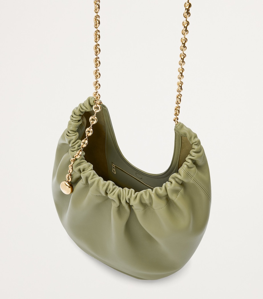 Medium Lambskin Squeeze Shoulder Bag EUCALYPTUS GREEN Image 5