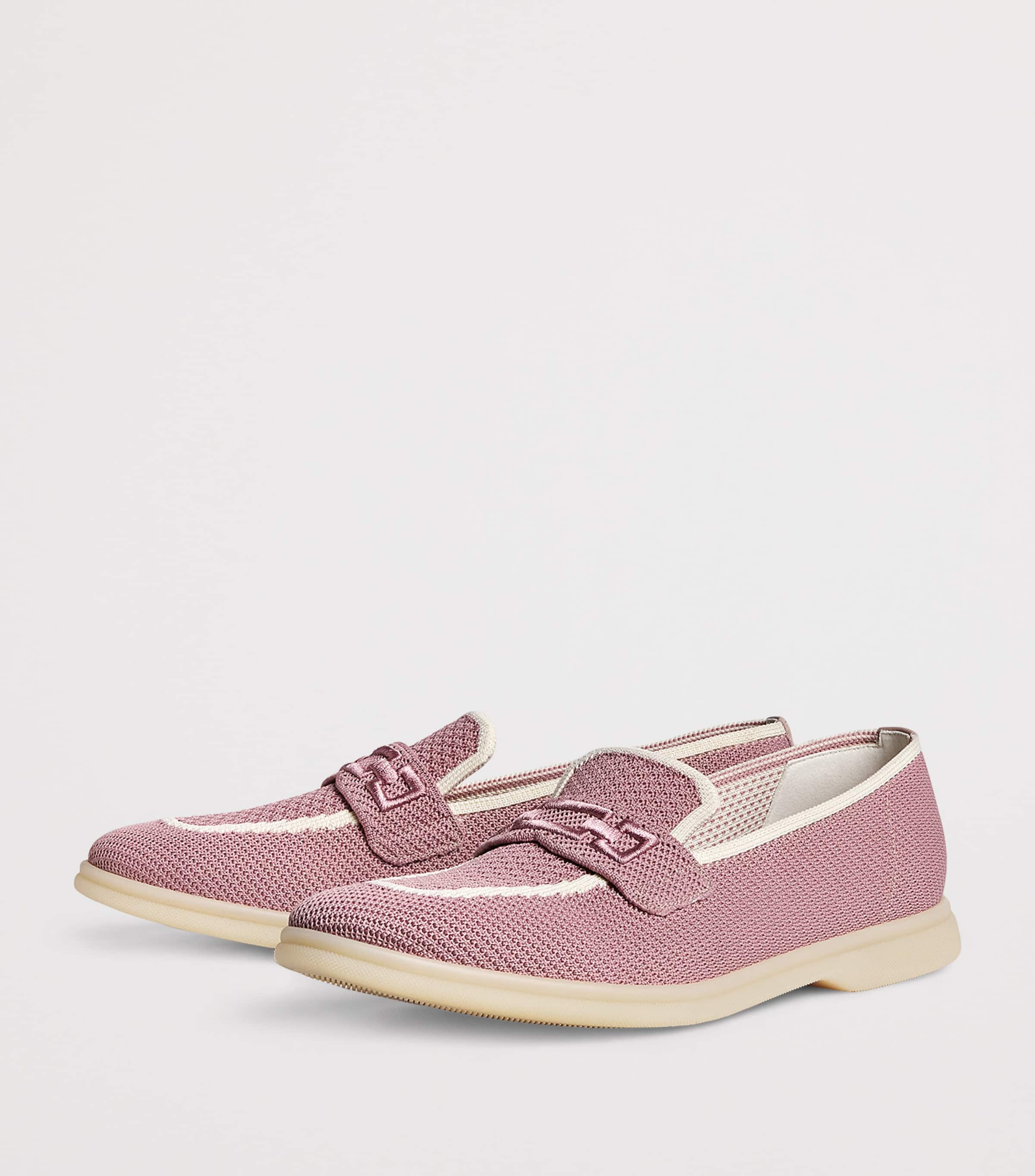 Eleventy Knit Moccasins Antico, Panna Image 3