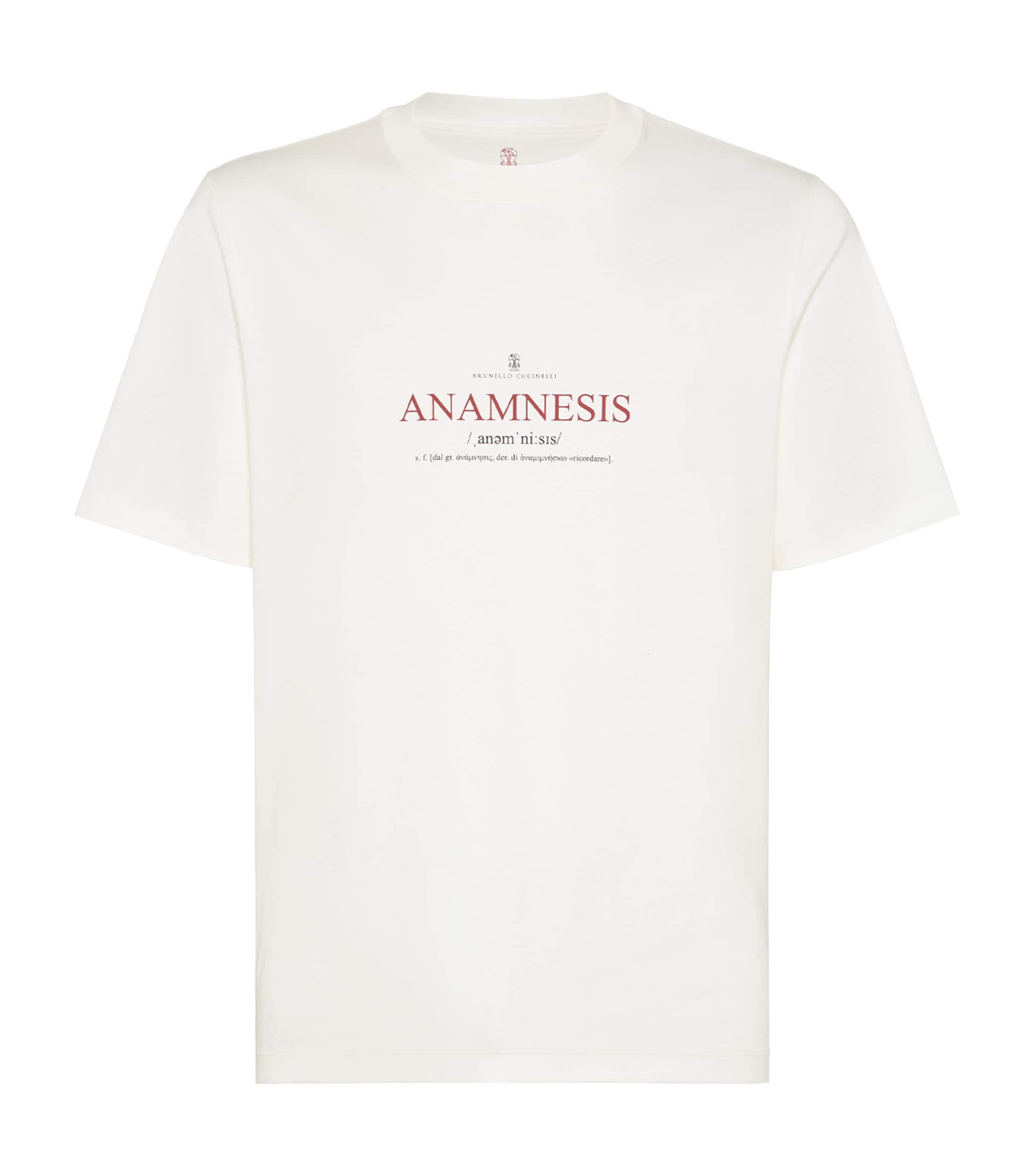 Cotton Anamnesis Print T-Shirt CRK45 Image 1