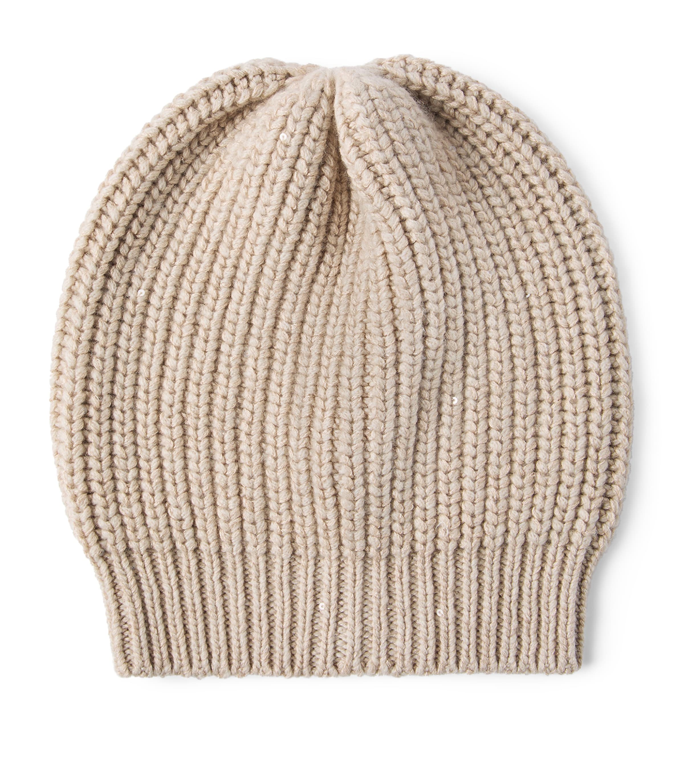 Brunello Cucinelli Cashmere-Silk Sequinned Beanie Image 1
